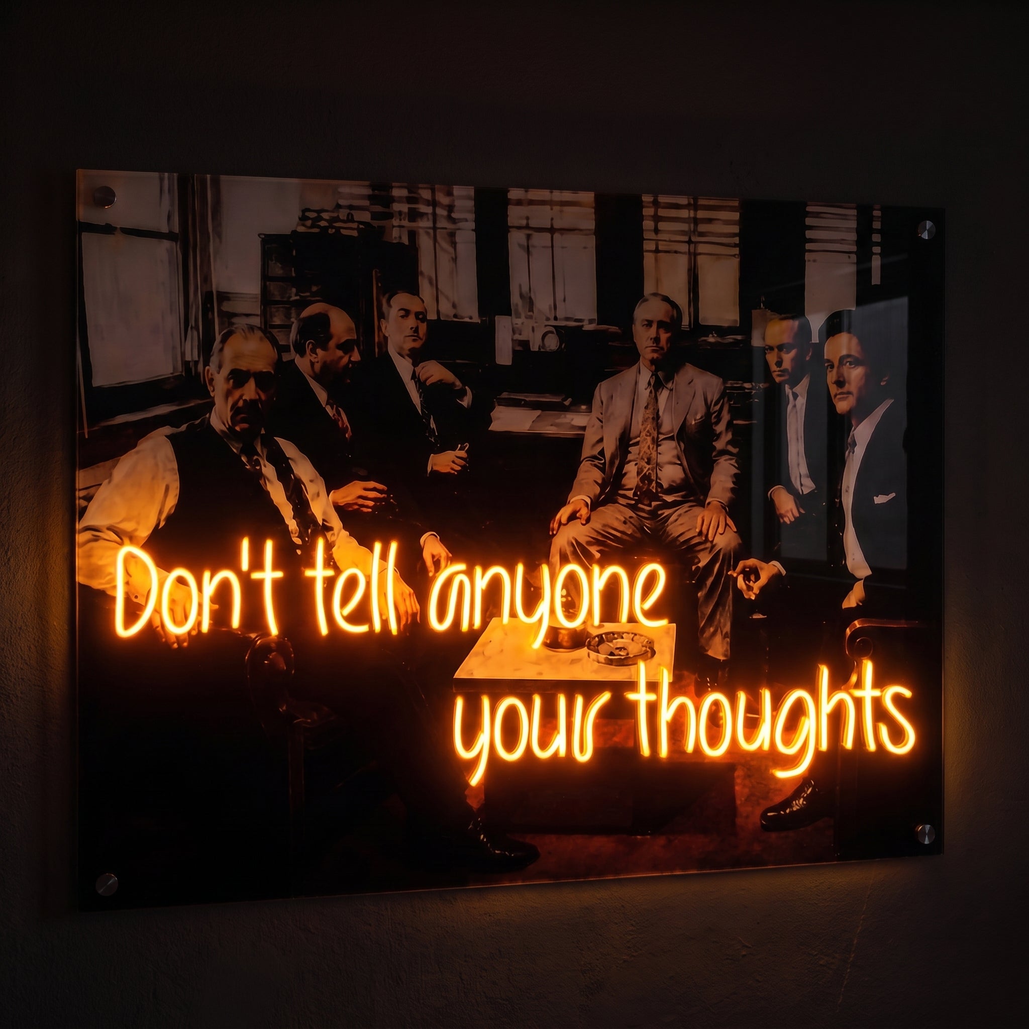 The Godfather – Don’t Tell Anyone Neon LED Tablo