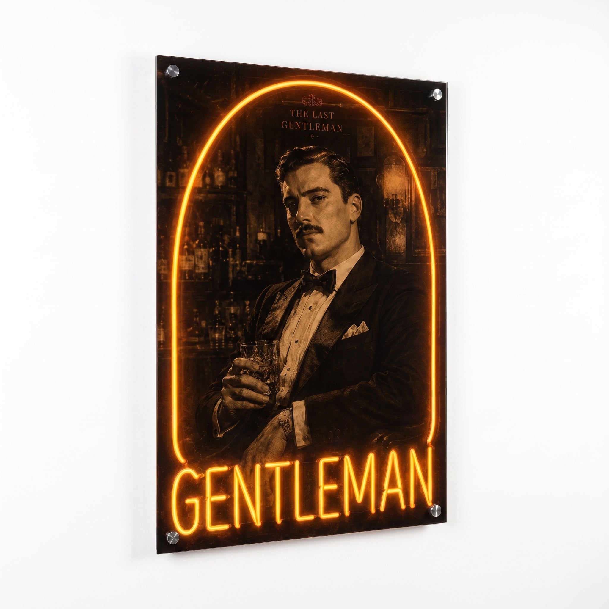 The Last Gentleman – Neon LED Tablo