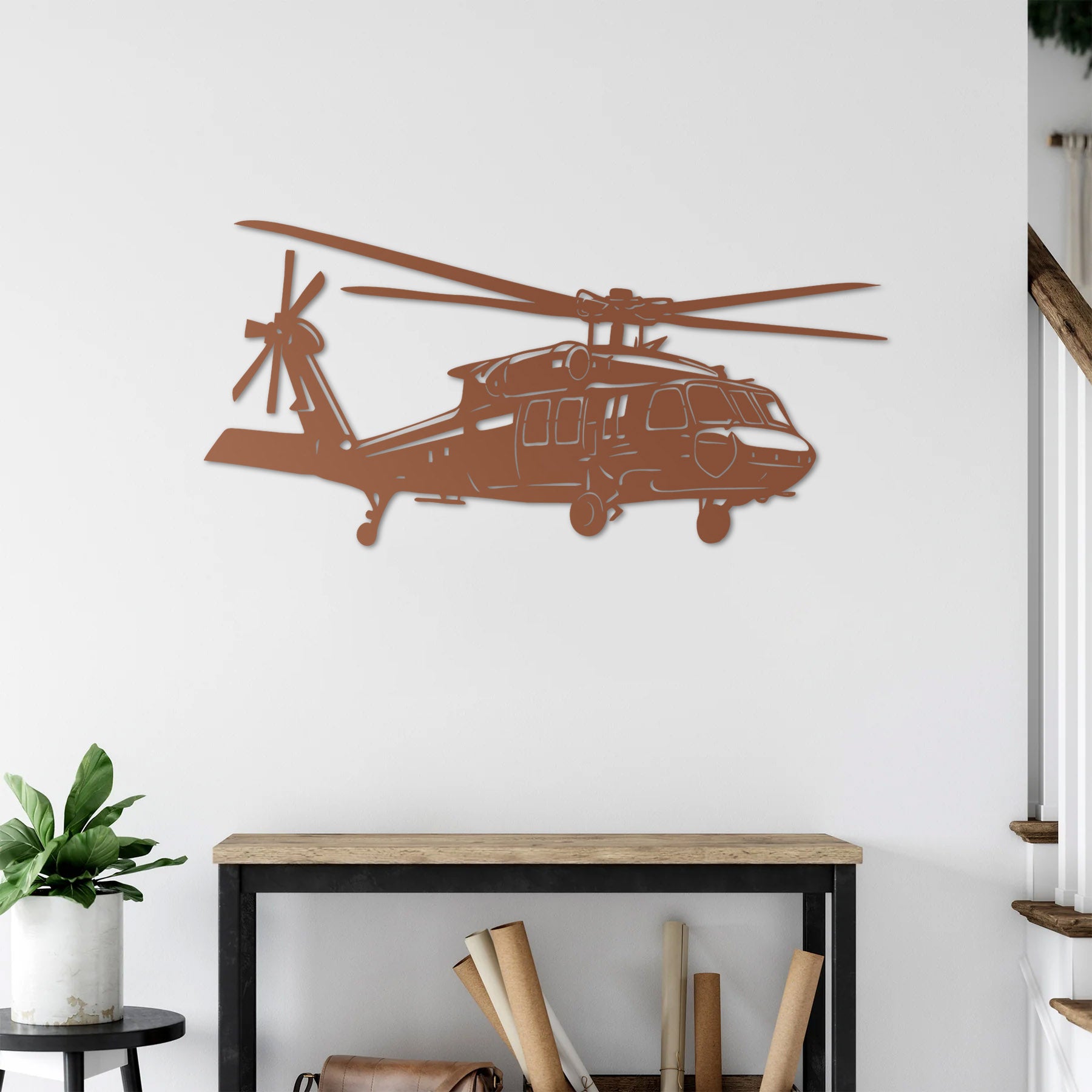 UH-60 Black Hawk Flight Edition – Helikopter Metal Duvar Dekoru