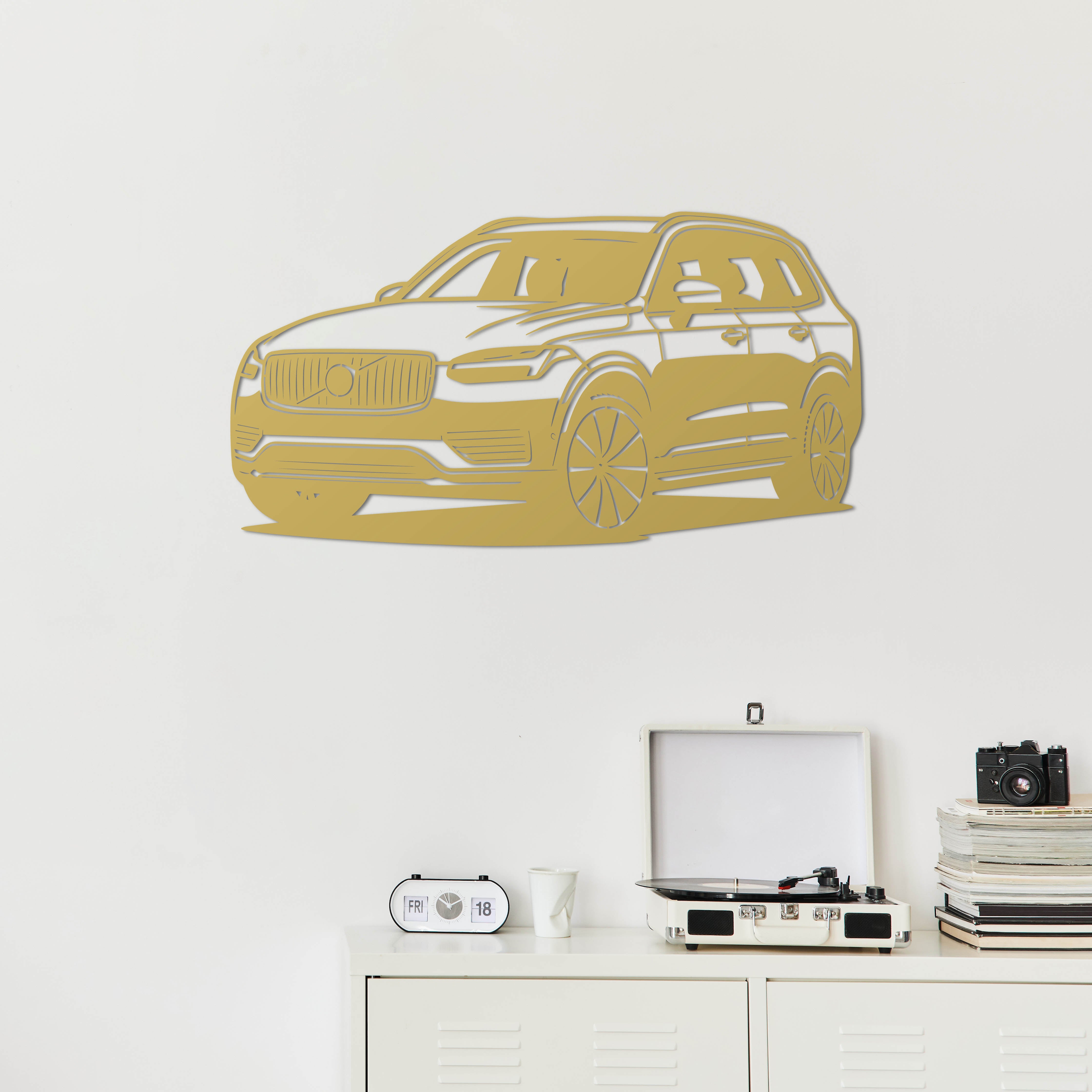 Volvo XC90 – Araba Metal Duvar Dekoru