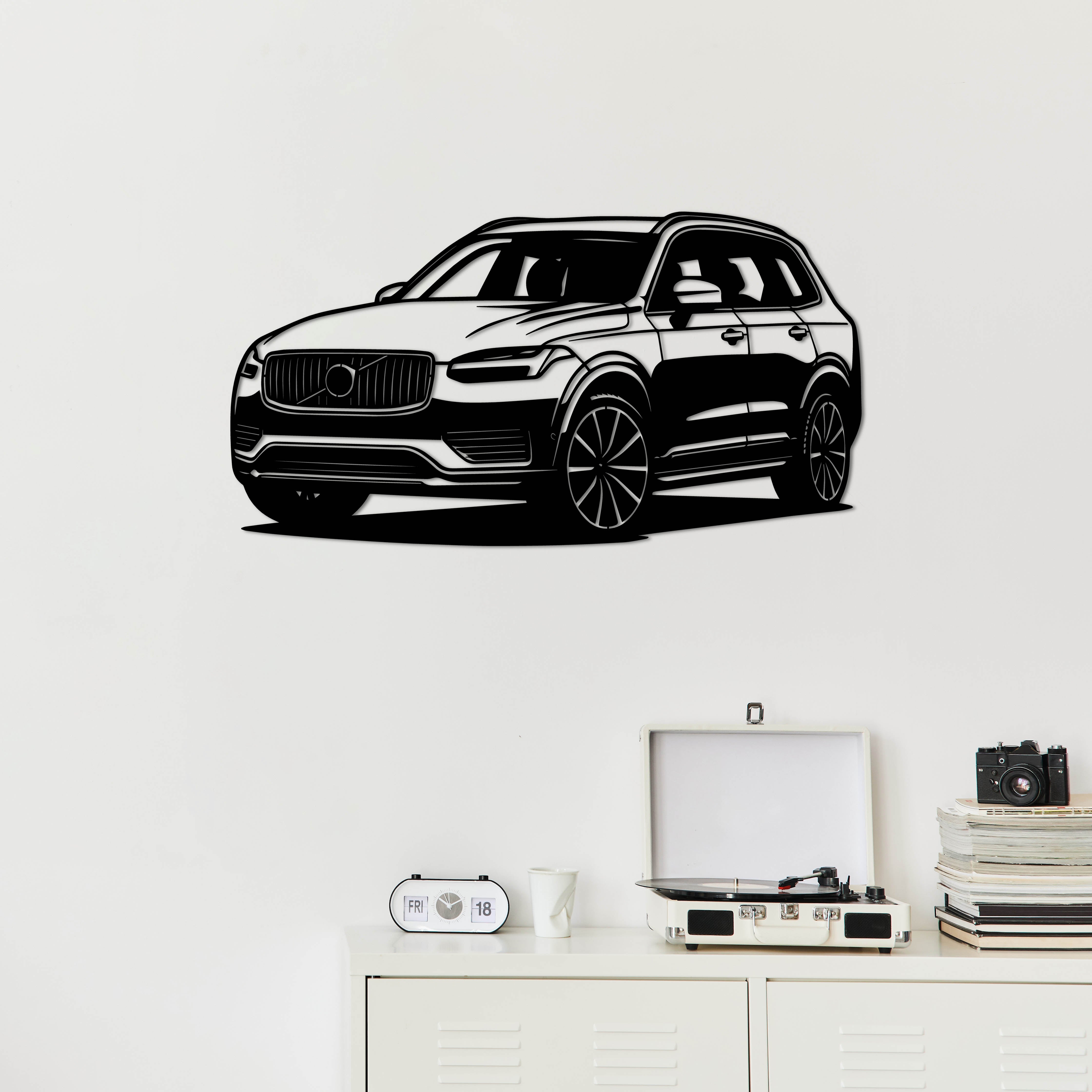 Volvo XC90 – Araba Metal Duvar Dekoru