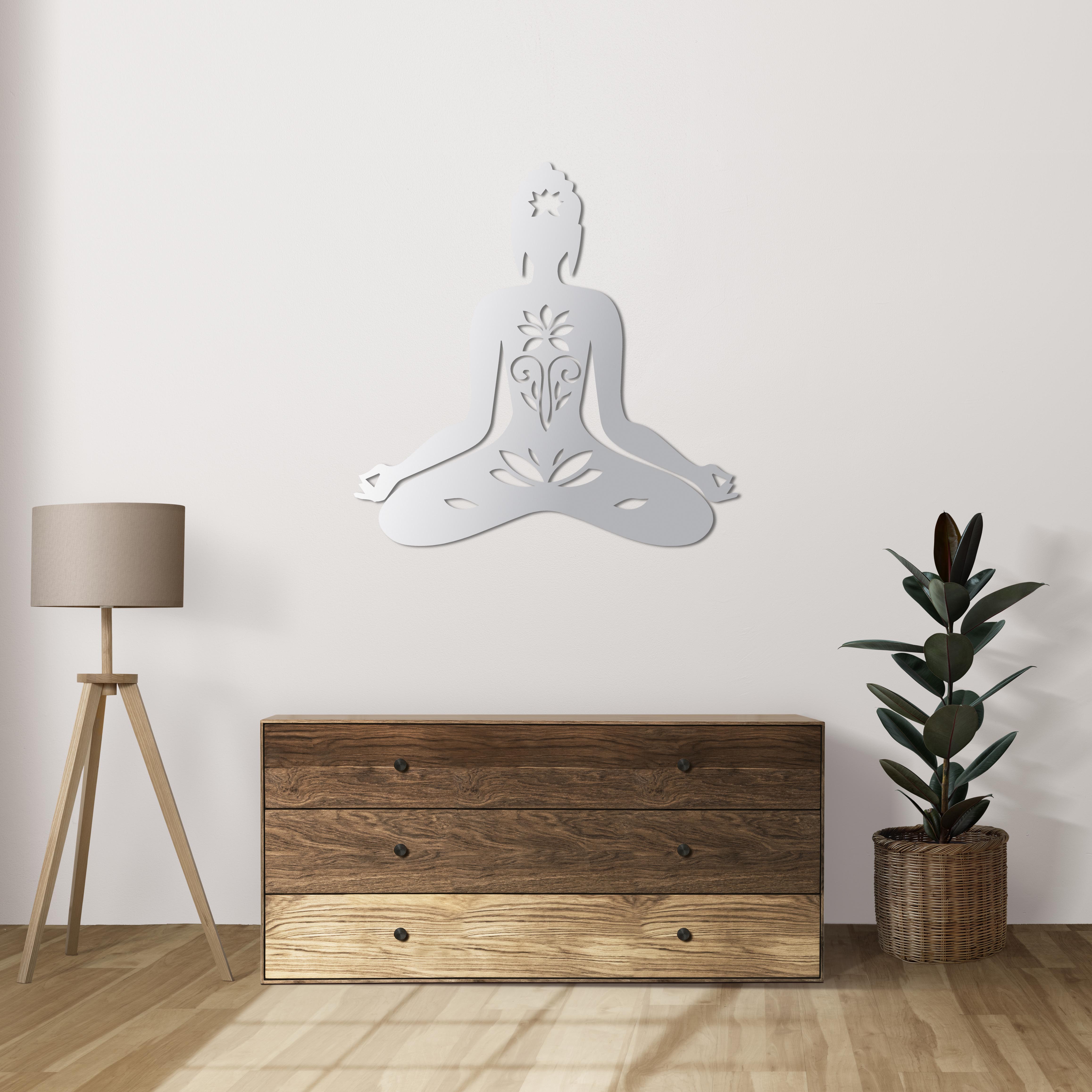 Lotus Meditasyon – Metal Duvar Dekoru