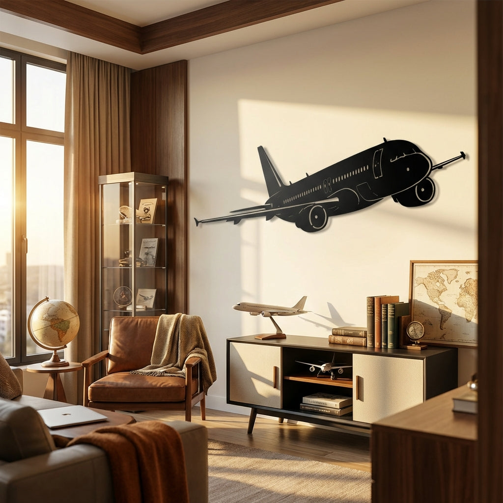 Airbus A320 – Uçak Metal Duvar Dekoru