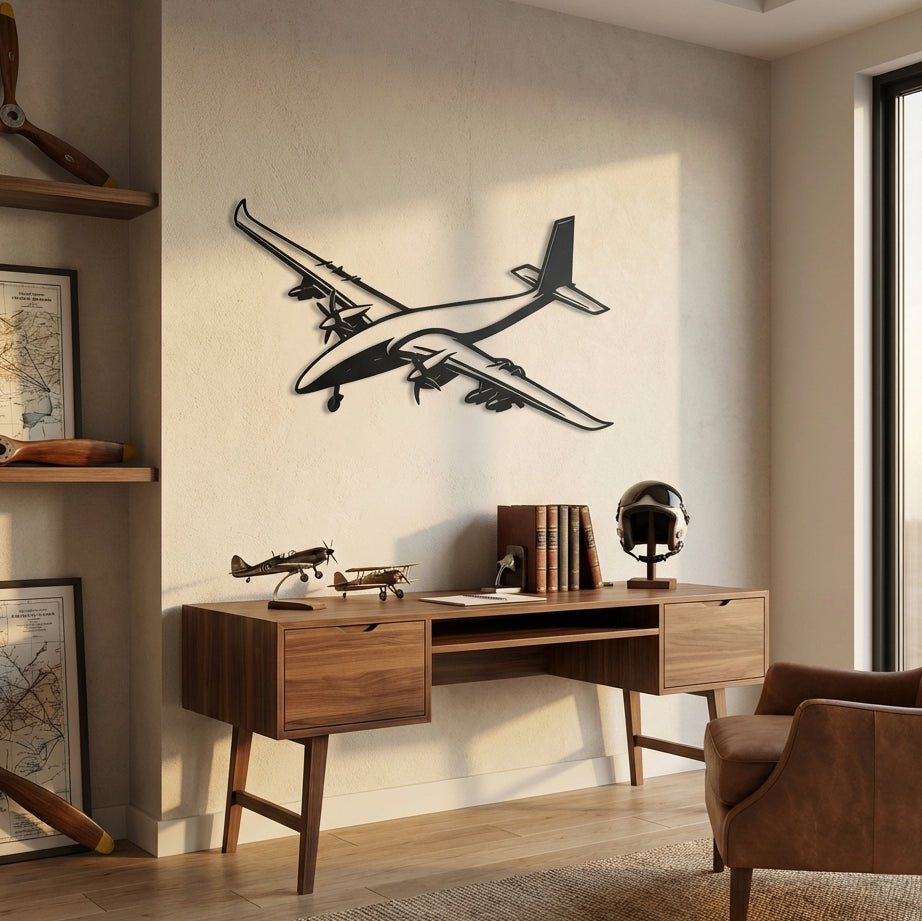 Bayraktar Akıncı TİHA – Metal Duvar Dekoru