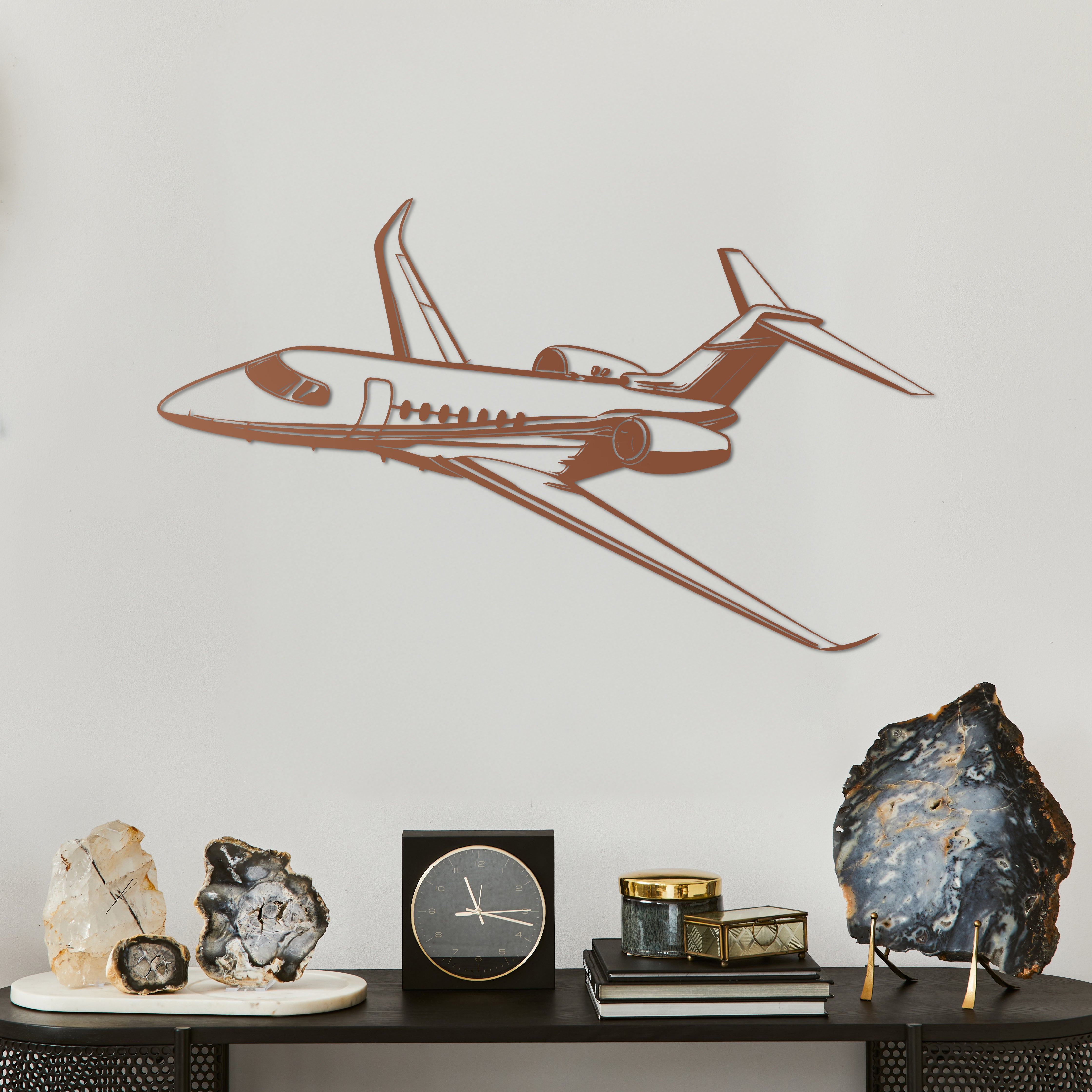 Cessna Citation Jet – Uçak Metal Duvar Dekoru