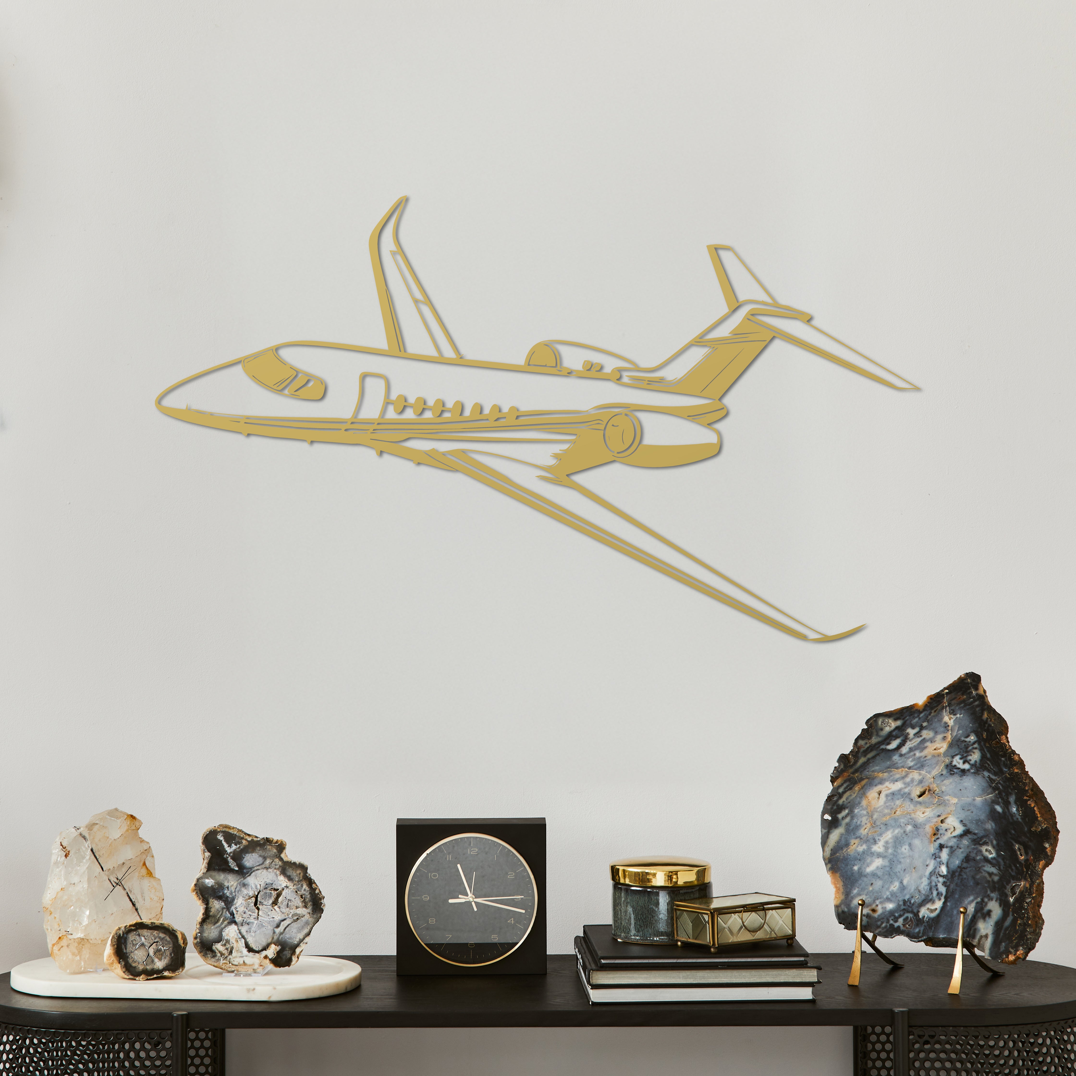 Cessna Citation Jet – Uçak Metal Duvar Dekoru