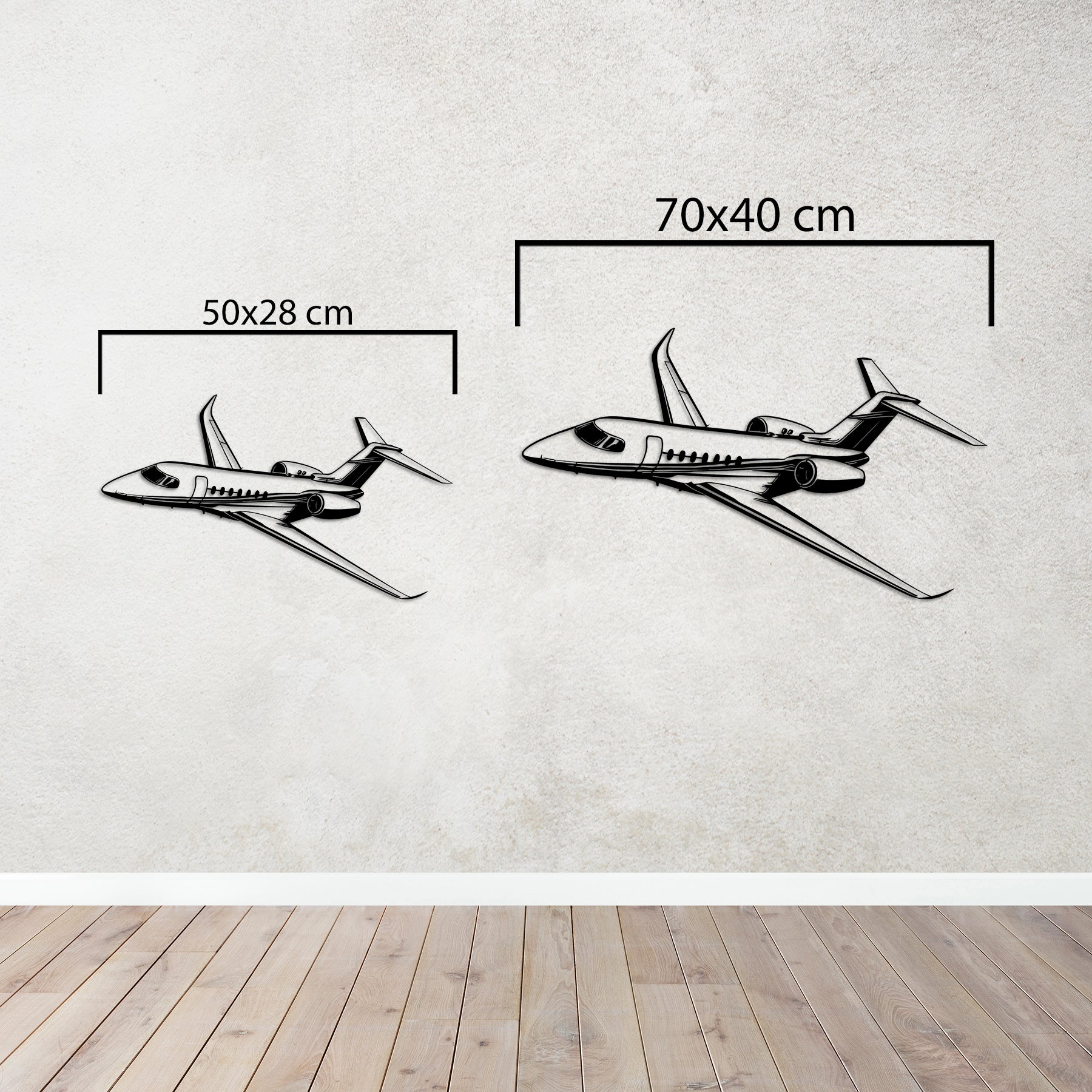 Cessna Citation Jet – Uçak Metal Duvar Dekoru