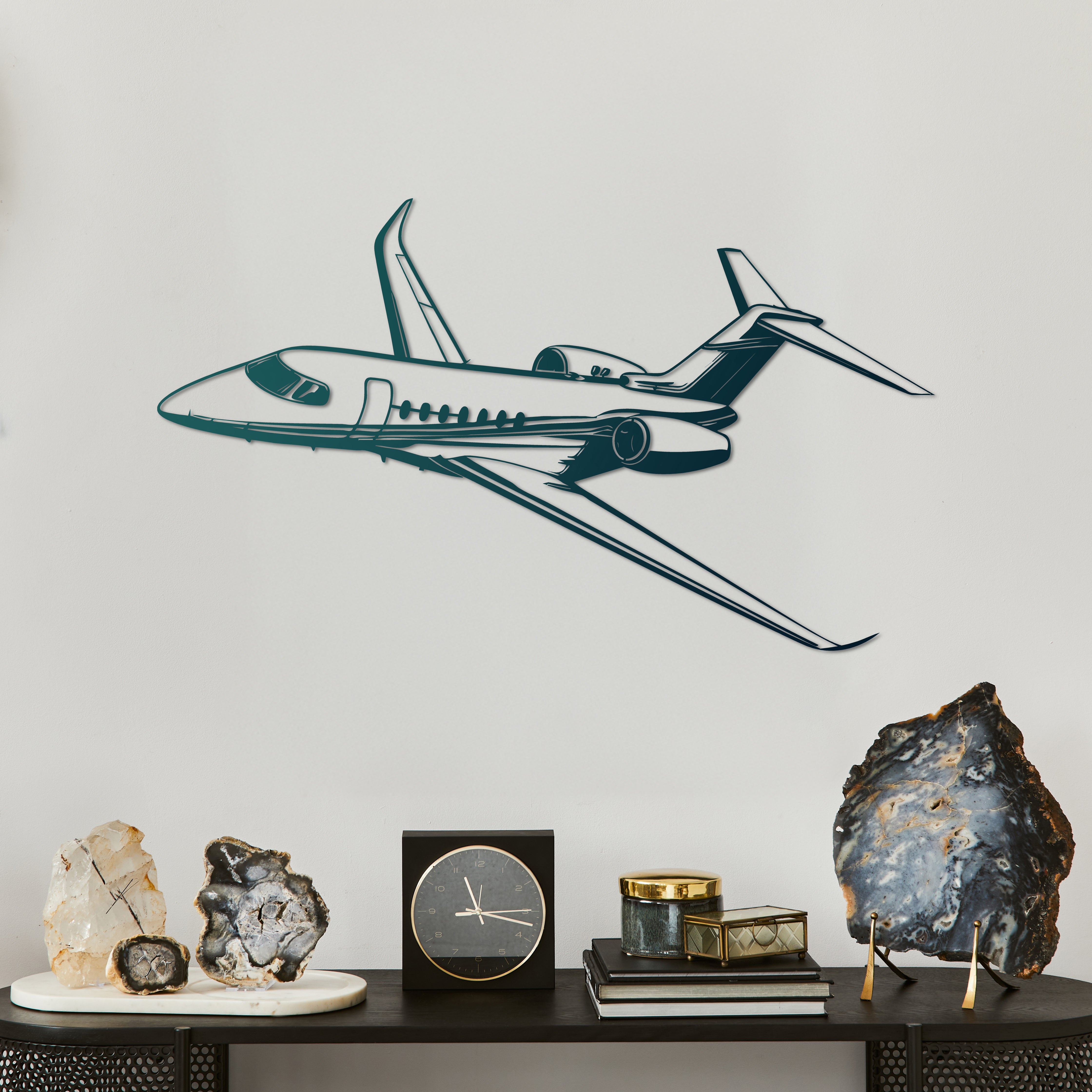 Cessna Citation Jet – Uçak Metal Duvar Dekoru