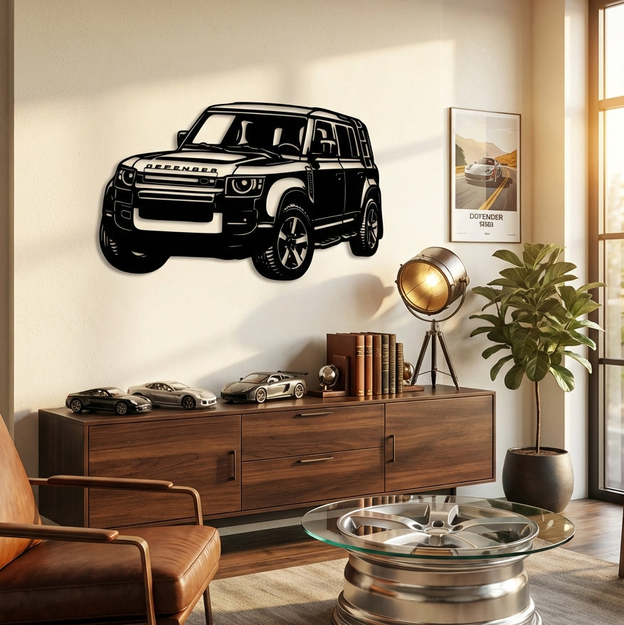Land Rover Defender – Araba Metal Duvar Dekoru