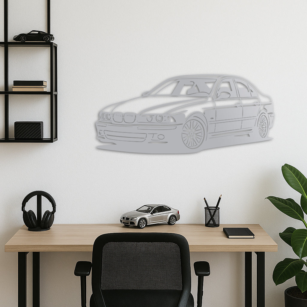 BMW E39 – Araba Metal Duvar Dekoru