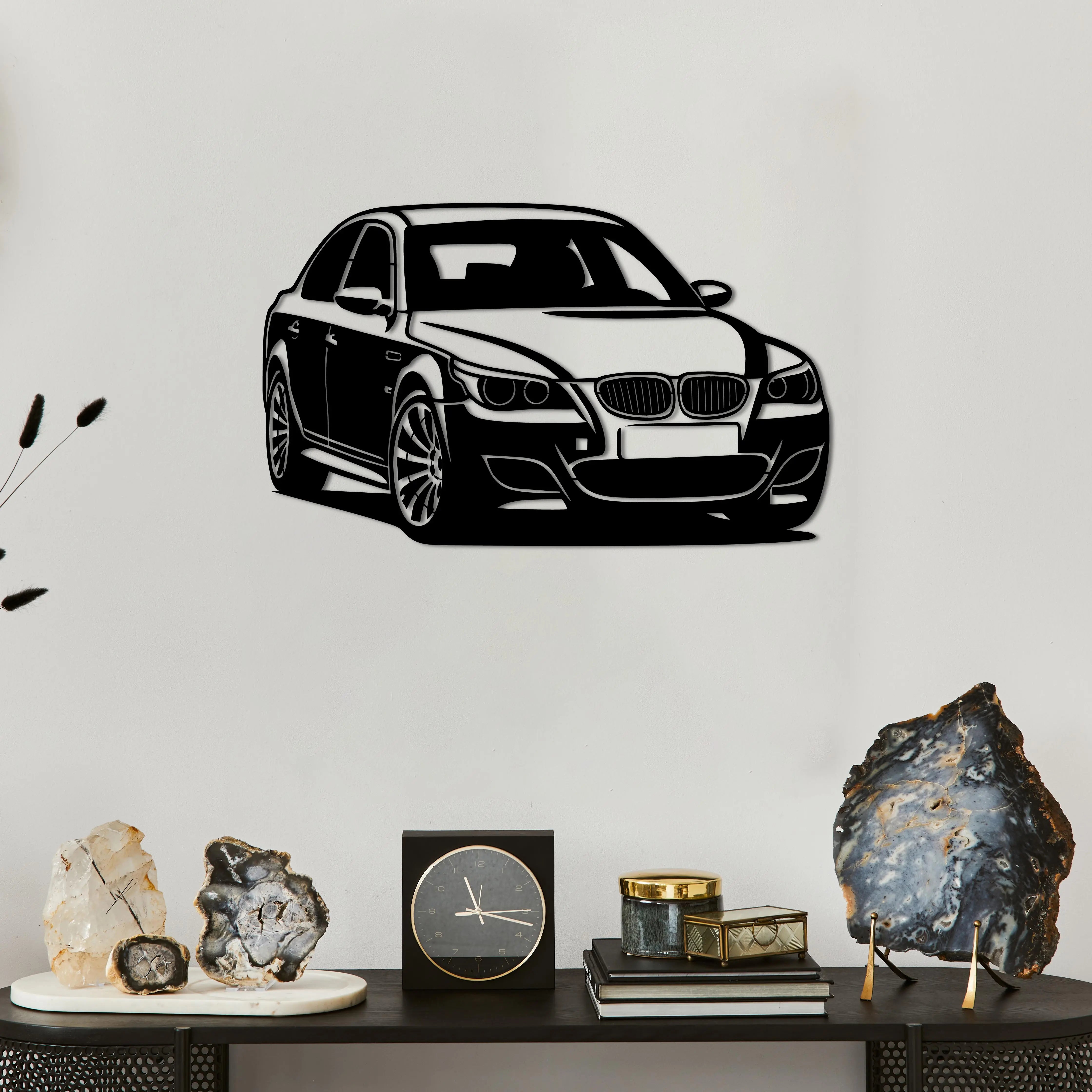 BMW E60 M5 – Araba Metal Duvar Dekoru Laser Artique