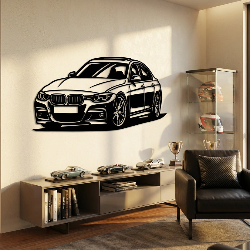 BMW F30 – Araba Metal Duvar Dekoru