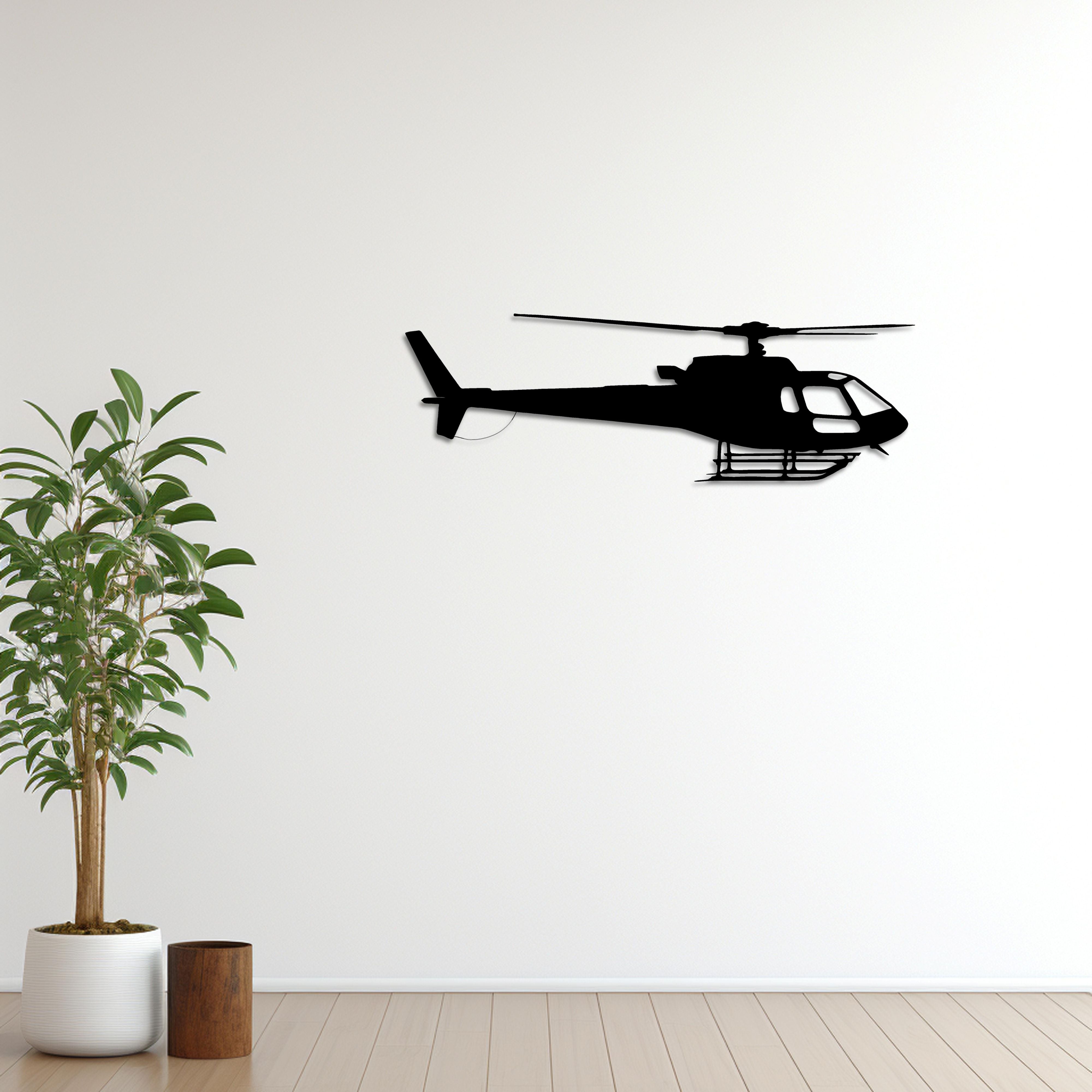 Airbus H125 – Helikopter Metal Duvar Dekoru