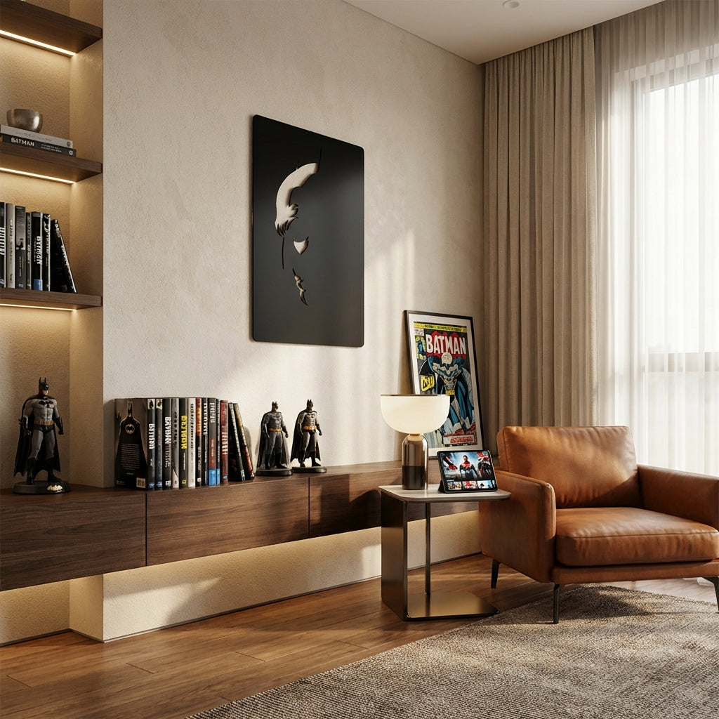 Gölgelerin İçinden Batman Metal Duvar Dekoru