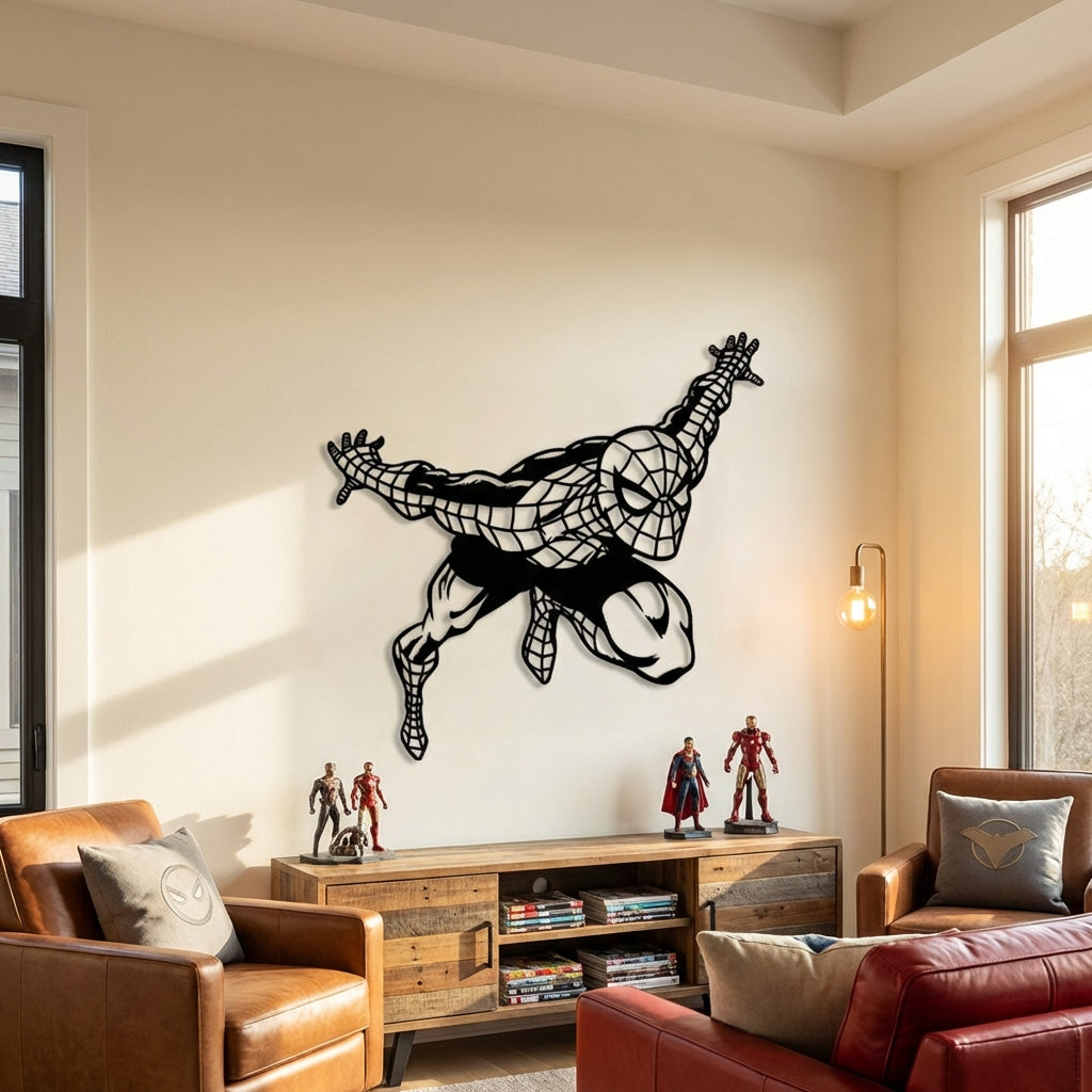 Örümcek Adam Metal Duvar Dekoru