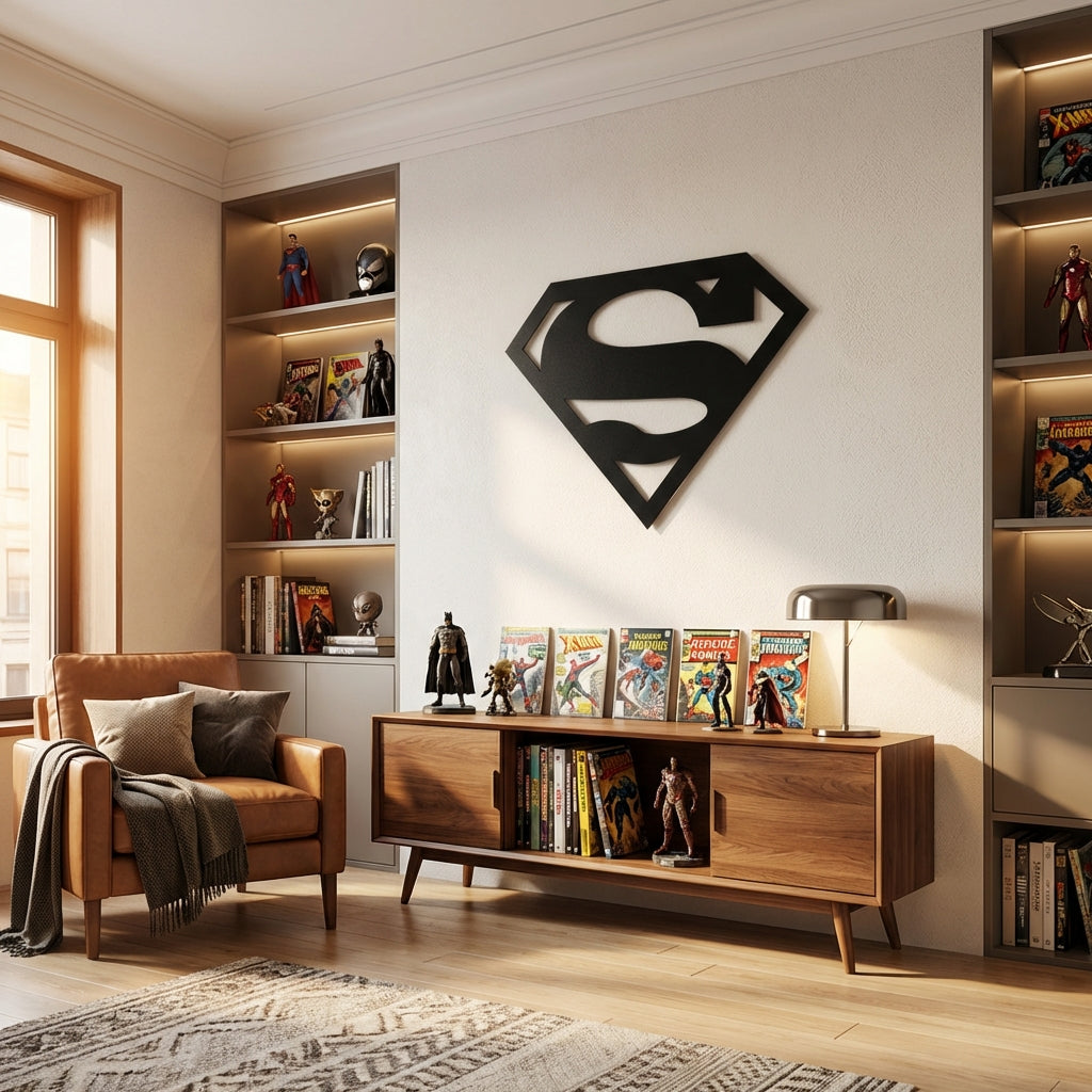 Superman Metal Duvar Dekoru