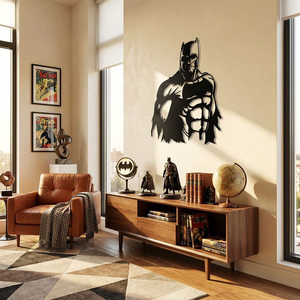 Yarasanın Yükselişi Metal Duvar Dekoru