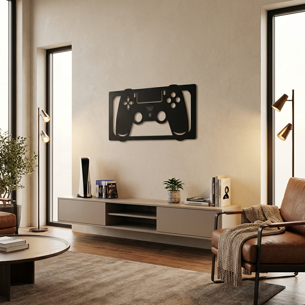 Game Controller Metal Duvar Dekoru