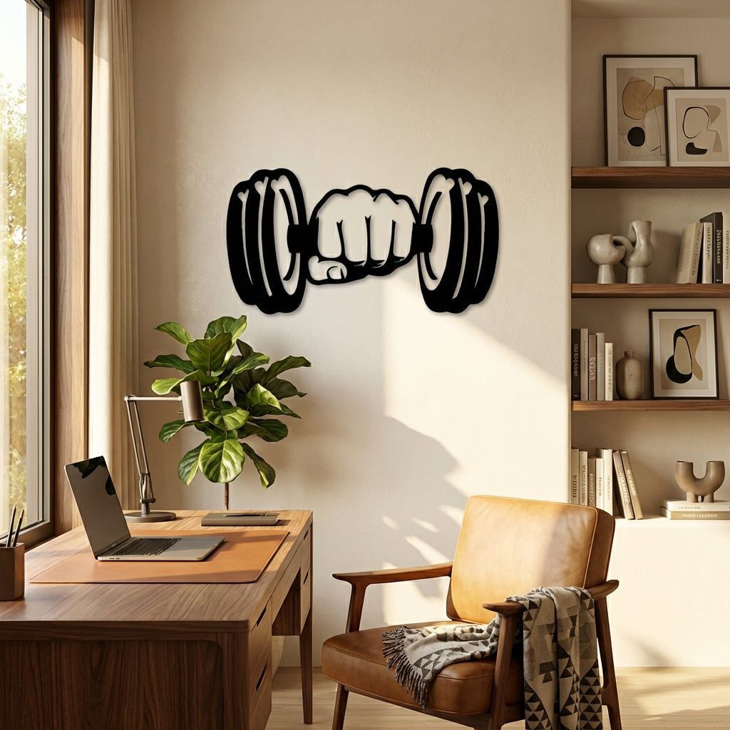 Gücün Sembolü Metal Duvar Dekoru