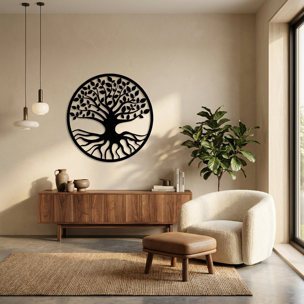 Hayat Ağacı – Metal Duvar Dekoru