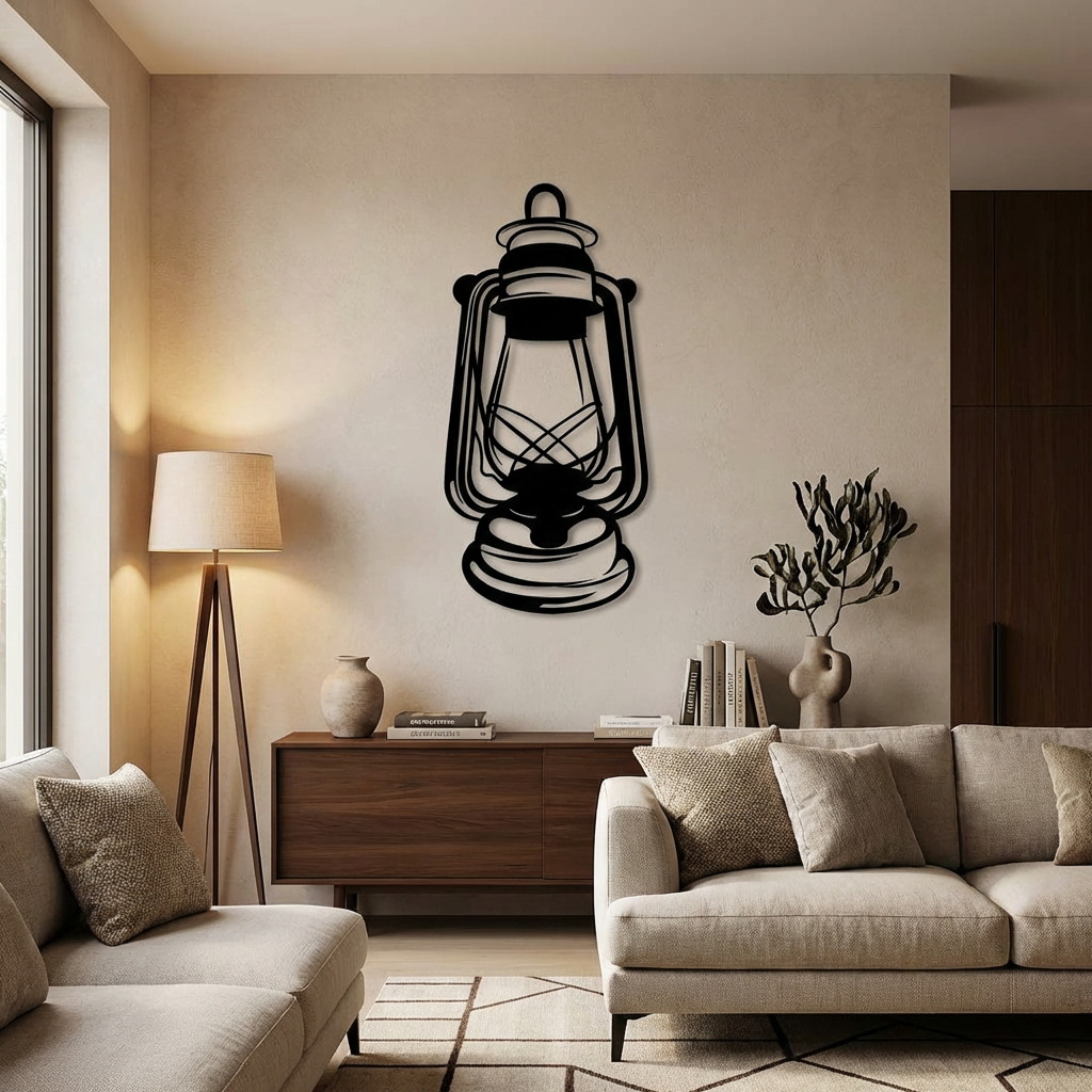 Nostaljik Fener – Metal Duvar Dekoru