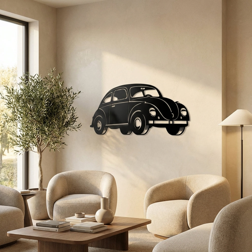 Nostaljik Vosvos Metal Duvar Dekoru