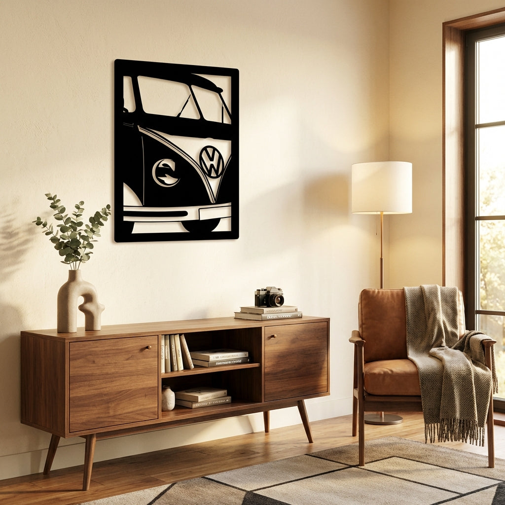 Retro Seyahat Metal Duvar Dekoru