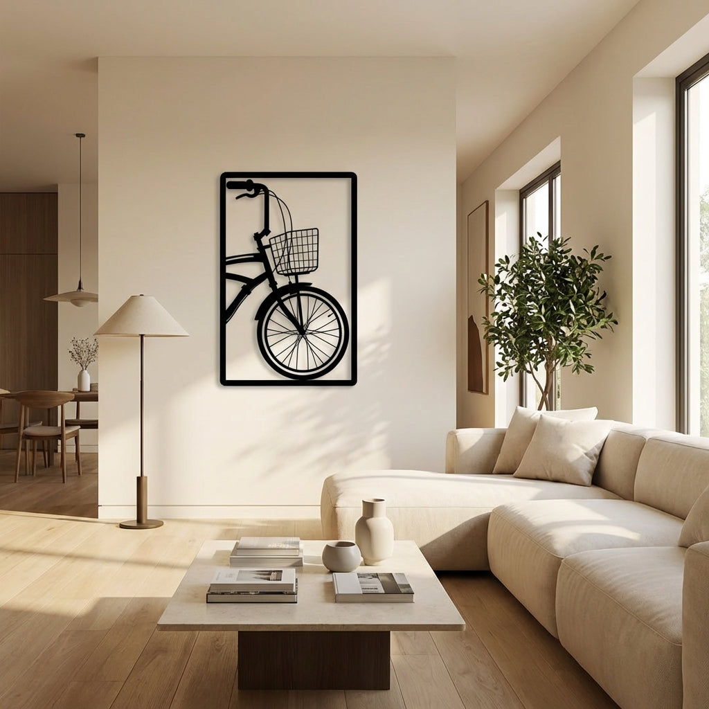 Şehir Yolculuğu Metal Duvar Dekoru