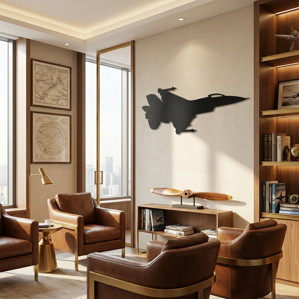 Jet Uçak – Metal Duvar Dekoru