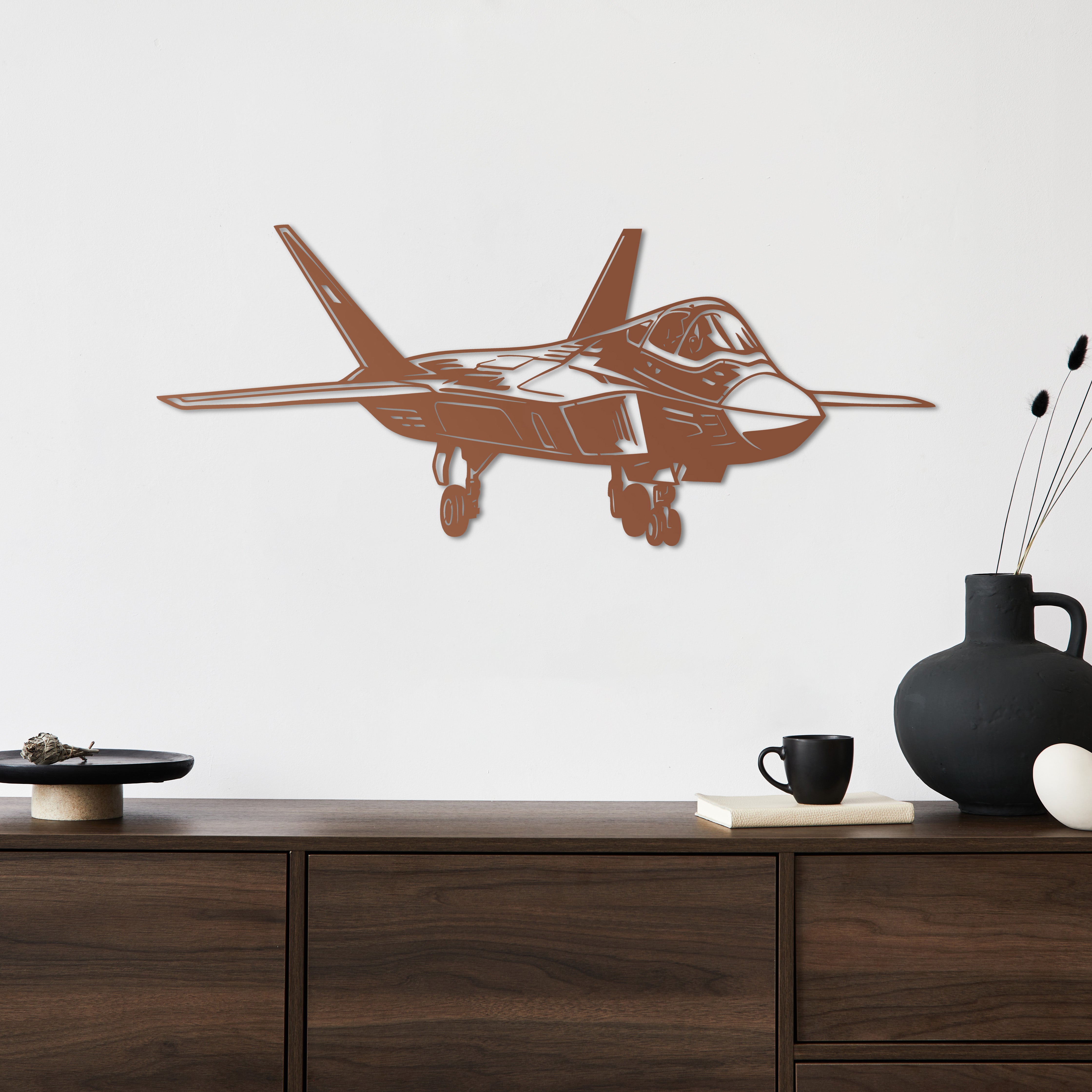 KAAN – 5. Nesil Savaş Uçağı Metal Duvar Dekoru