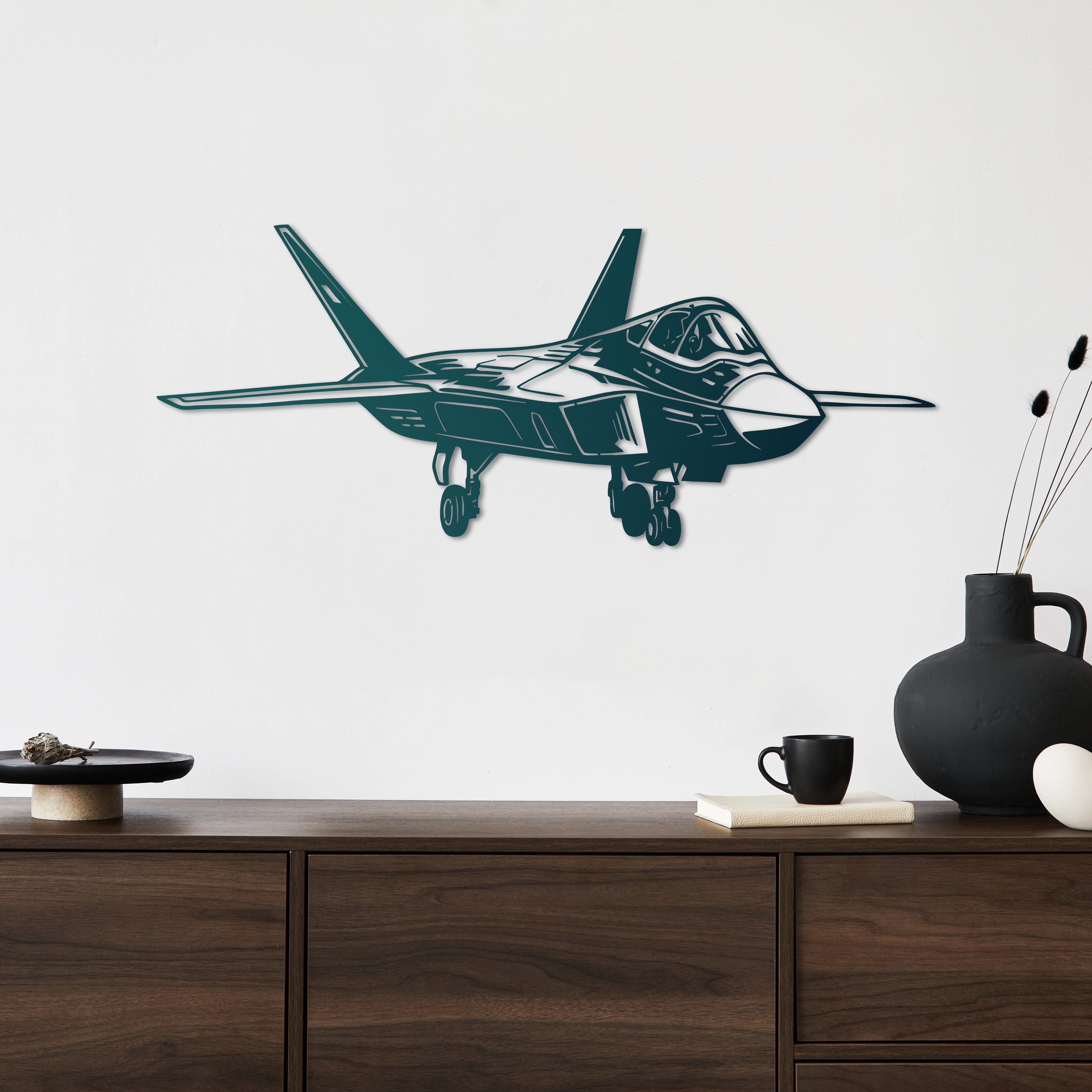 KAAN – 5. Nesil Savaş Uçağı Metal Duvar Dekoru