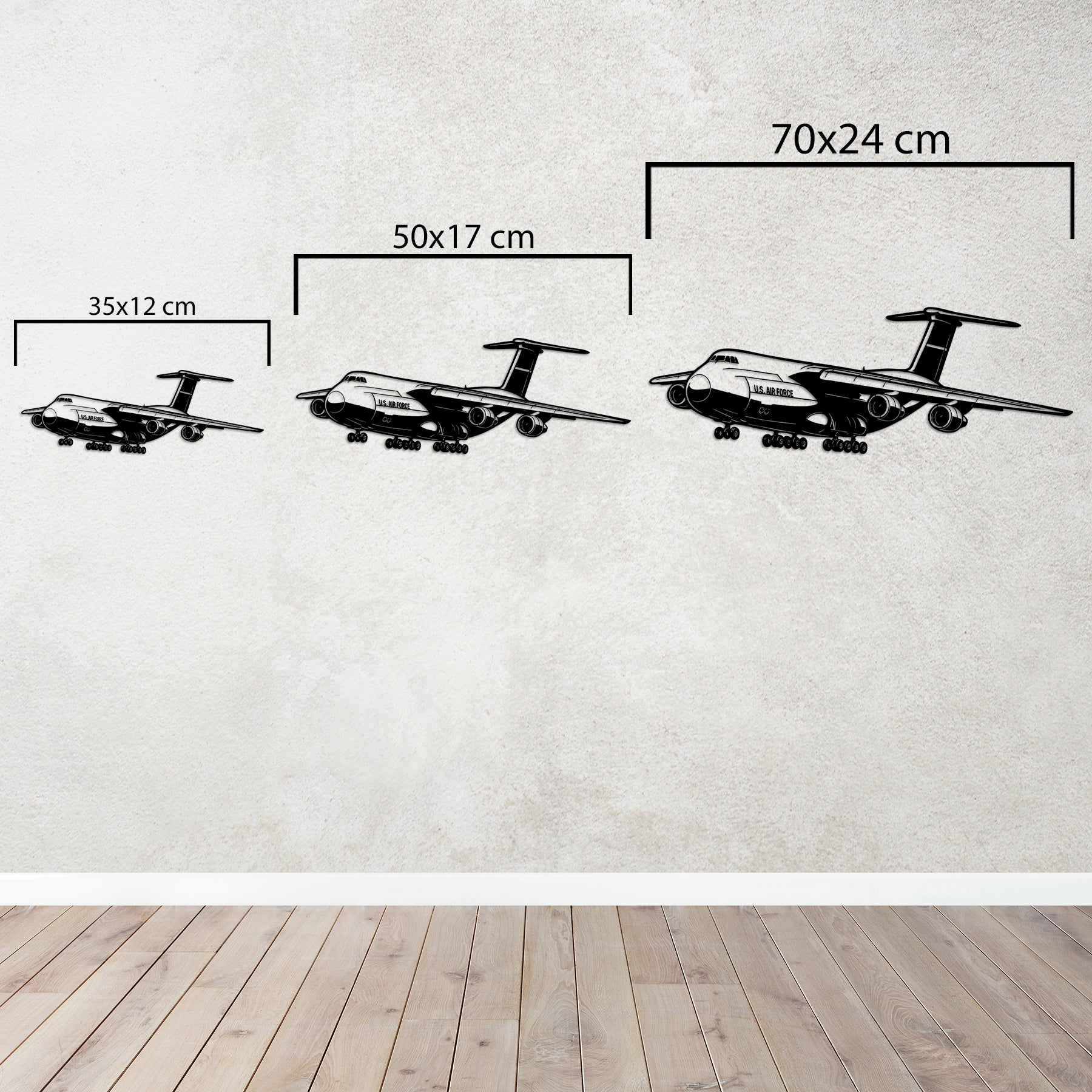 C-5 Galaxy – Kargo Uçağı Metal Duvar Dekoru