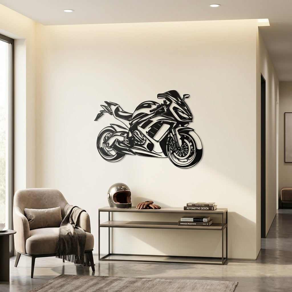 Kawasaki Ninja – Motosiklet Metal Duvar Dekoru