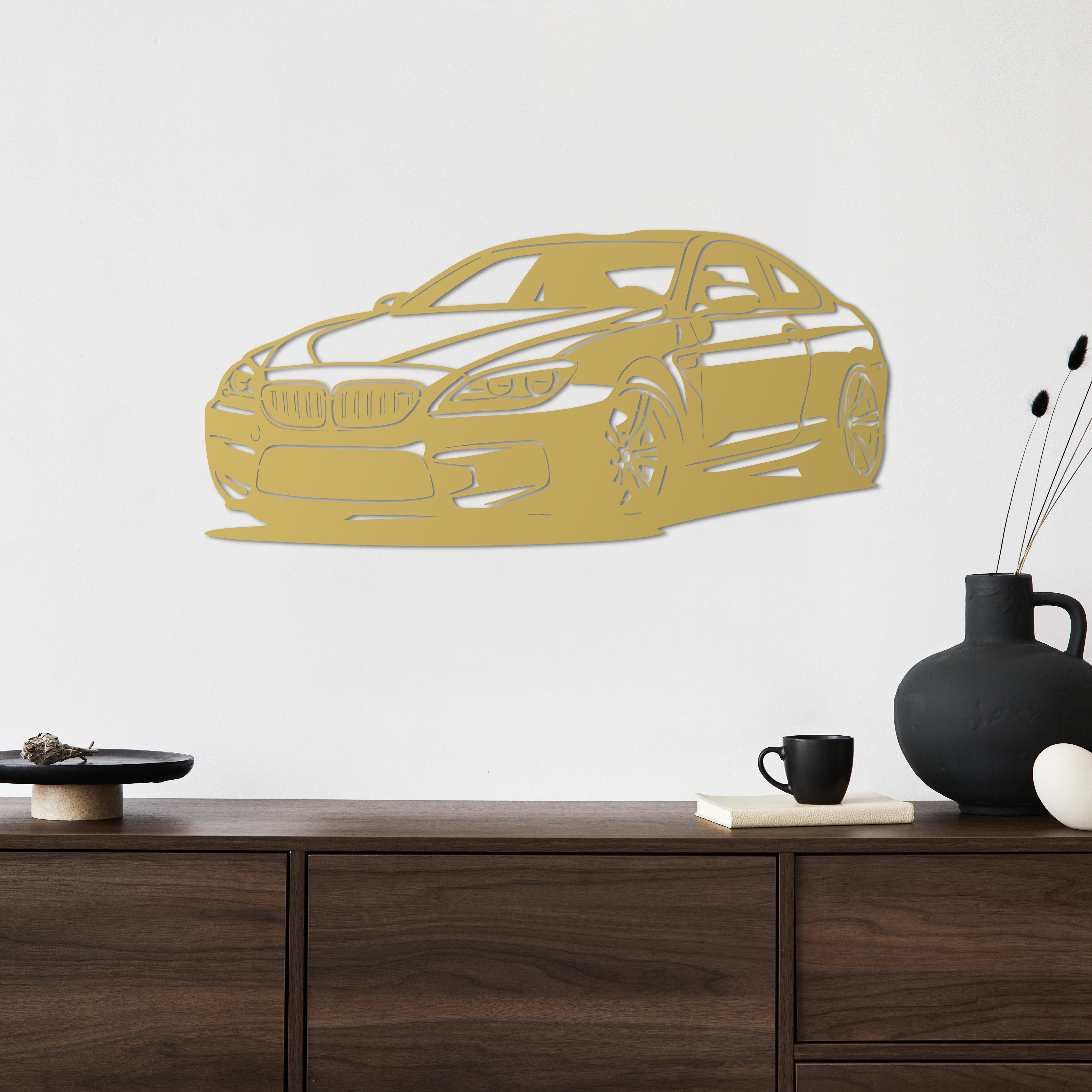 BMW M6 – Spor Araba Metal Duvar Dekoru