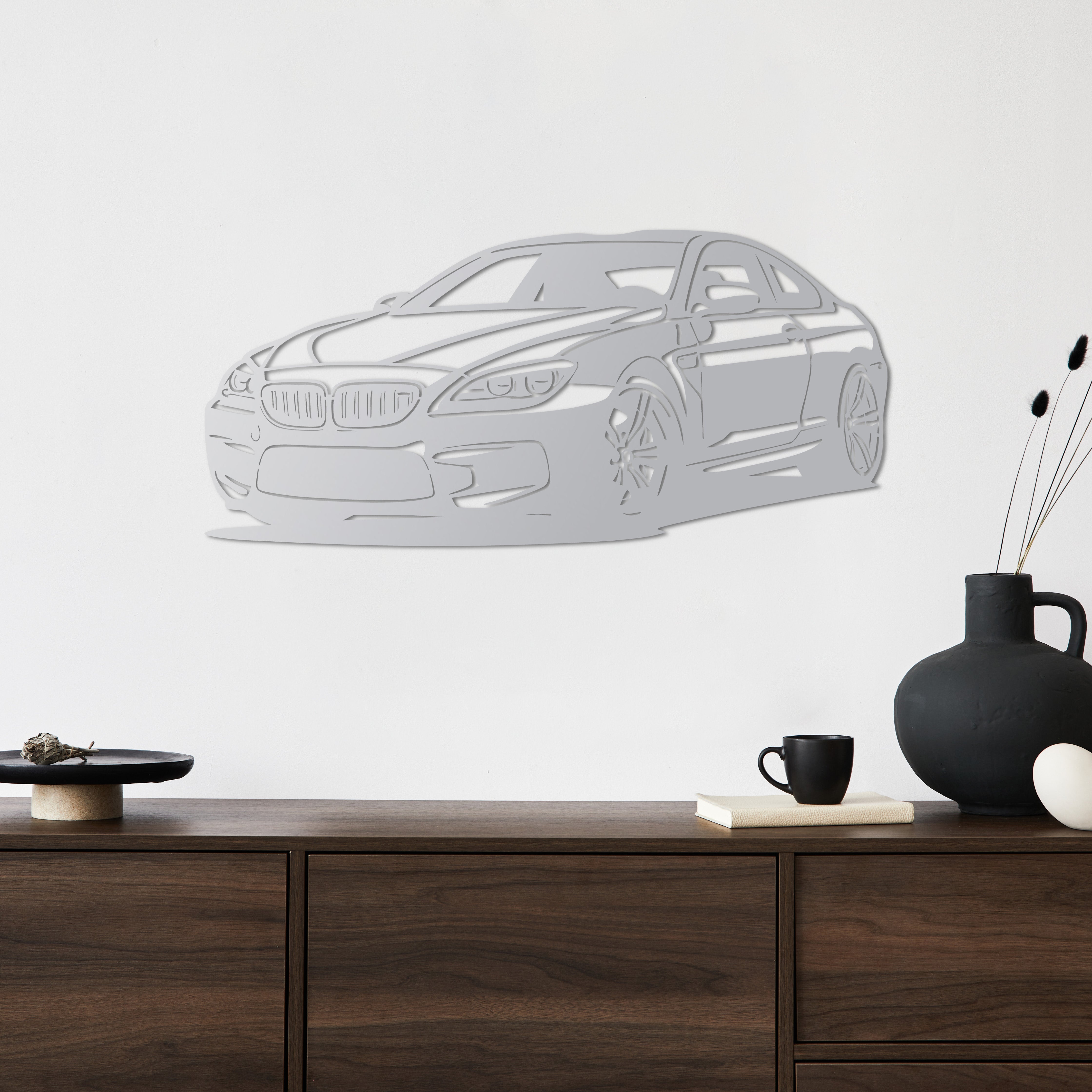 BMW M6 – Spor Araba Metal Duvar Dekoru