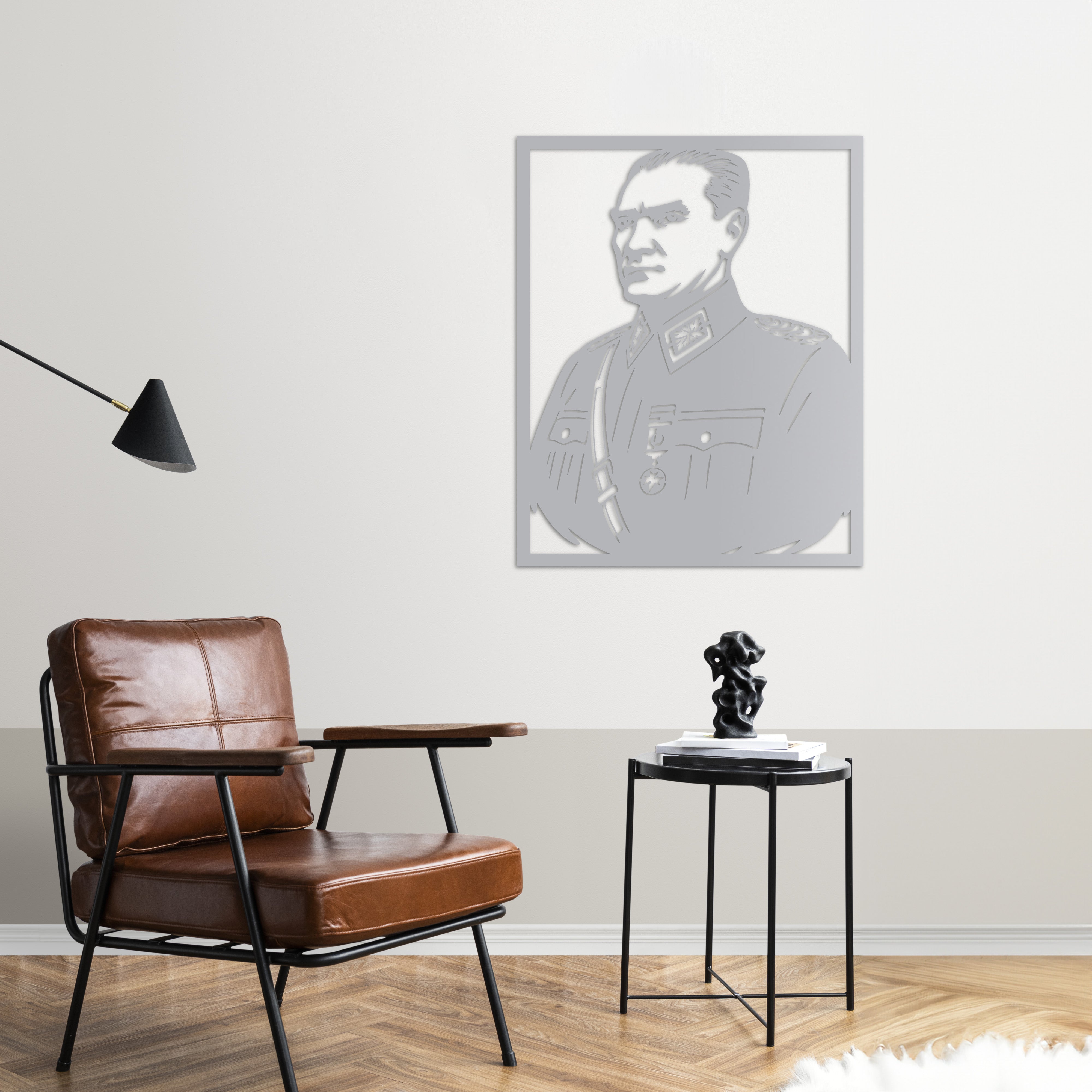 Mareşal Atatürk Portre – Metal Duvar Dekoru