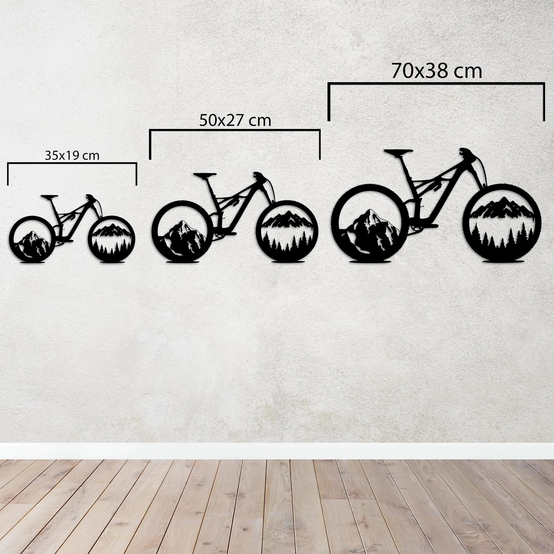 Dağların Ruhu – MTB Bisiklet Metal Duvar Dekoru