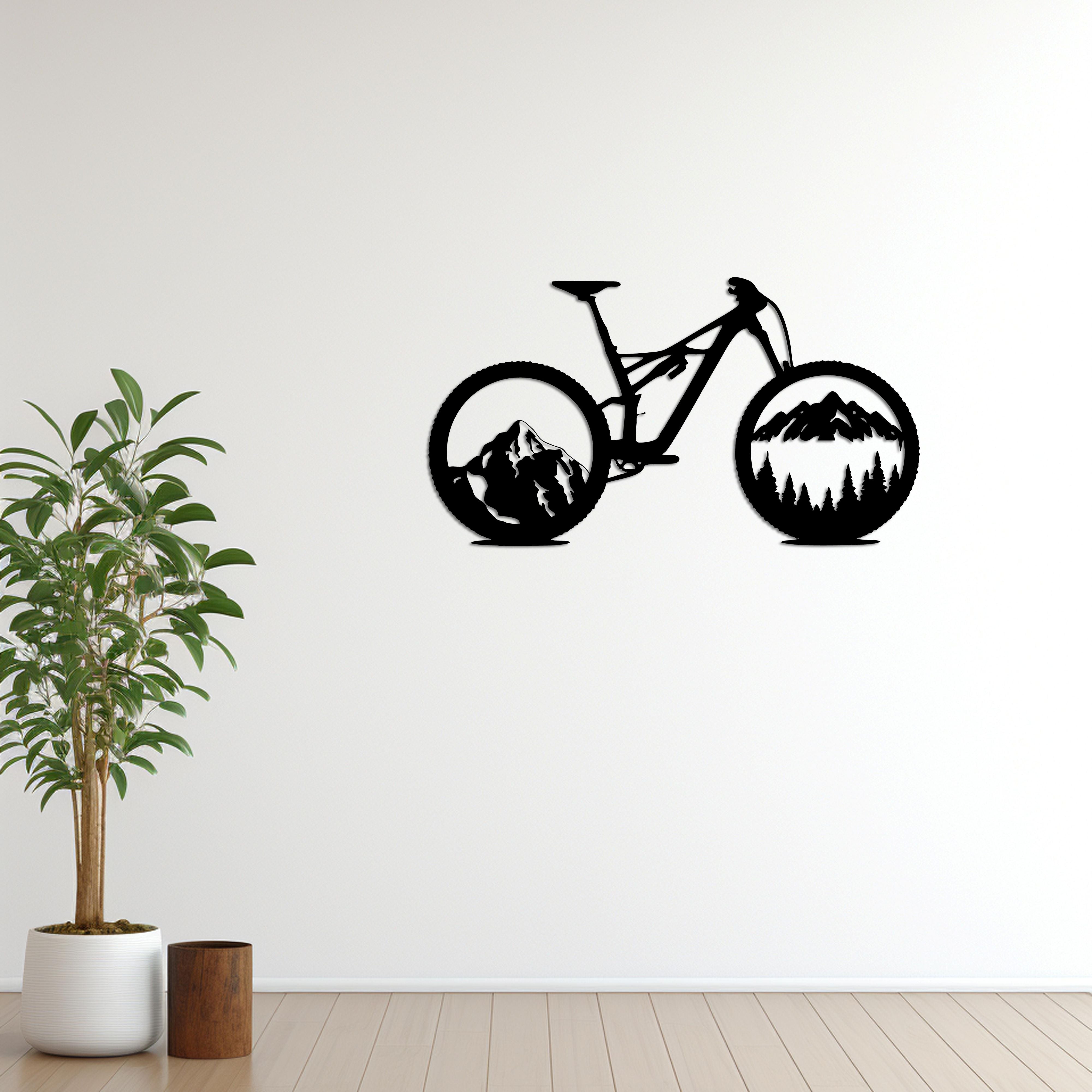 Dağların Ruhu – MTB Bisiklet Metal Duvar Dekoru