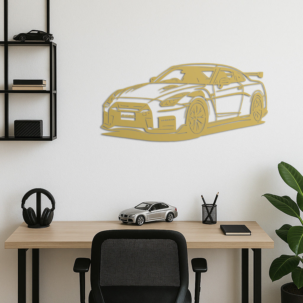 Nissan GT-R – Araba Metal Duvar Dekoru