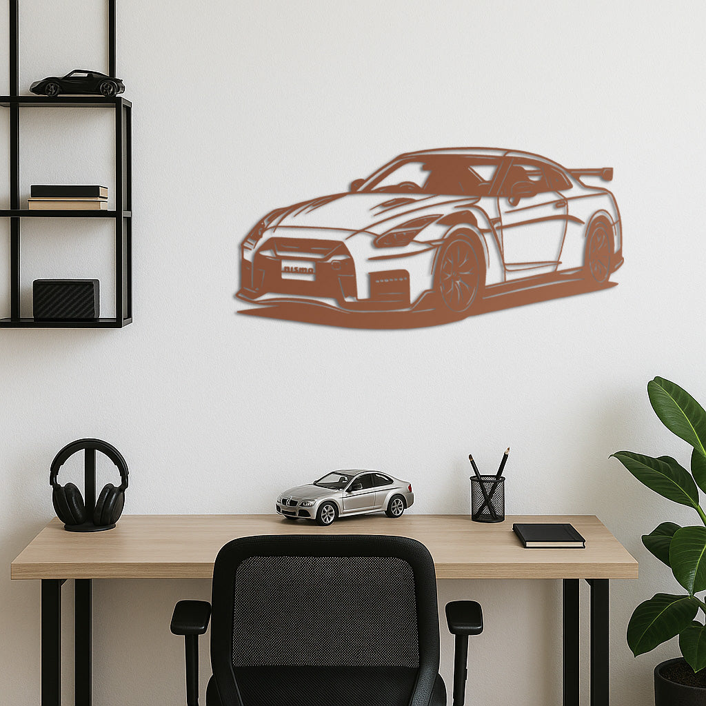 Nissan GT-R – Araba Metal Duvar Dekoru