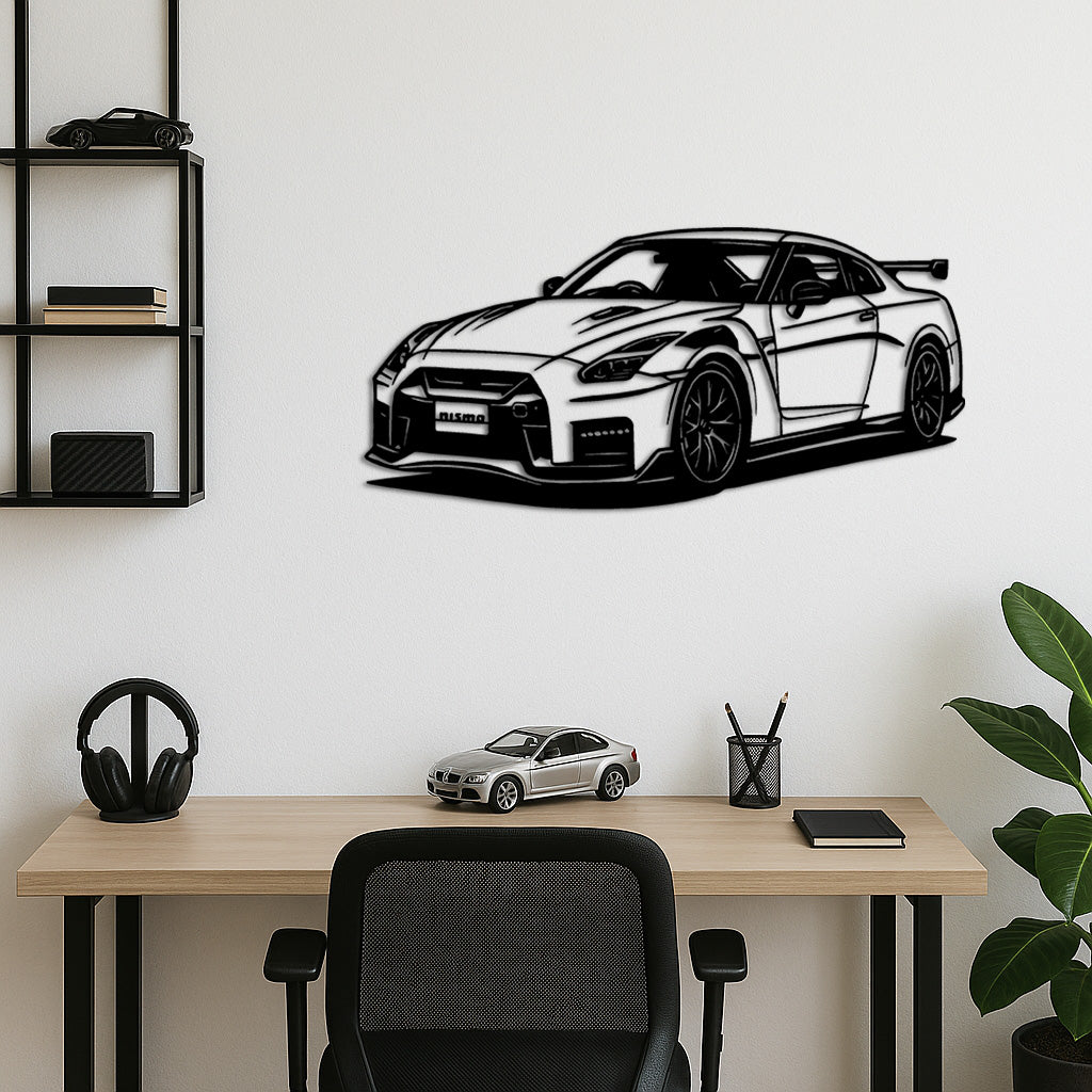 Nissan GT-R – Araba Metal Duvar Dekoru