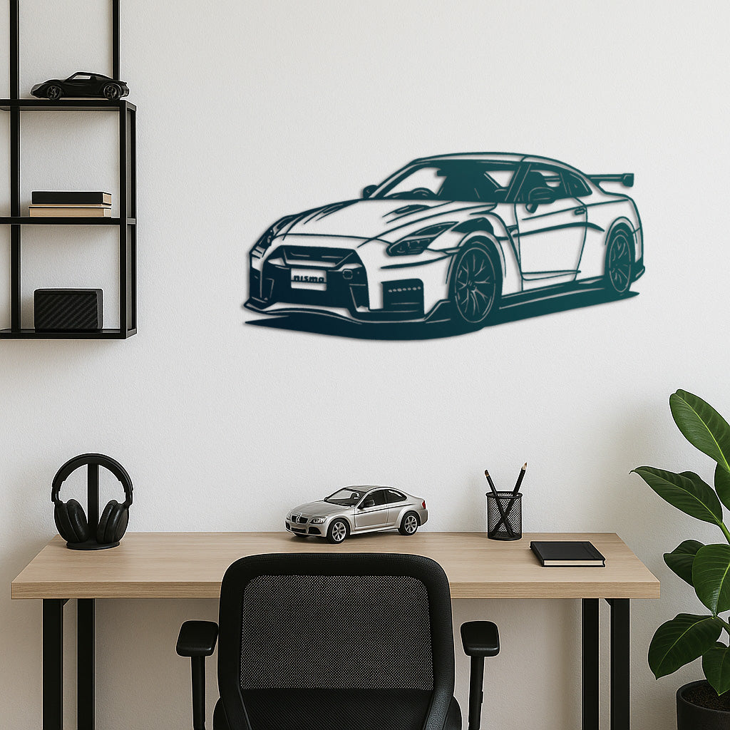 Nissan GT-R – Araba Metal Duvar Dekoru