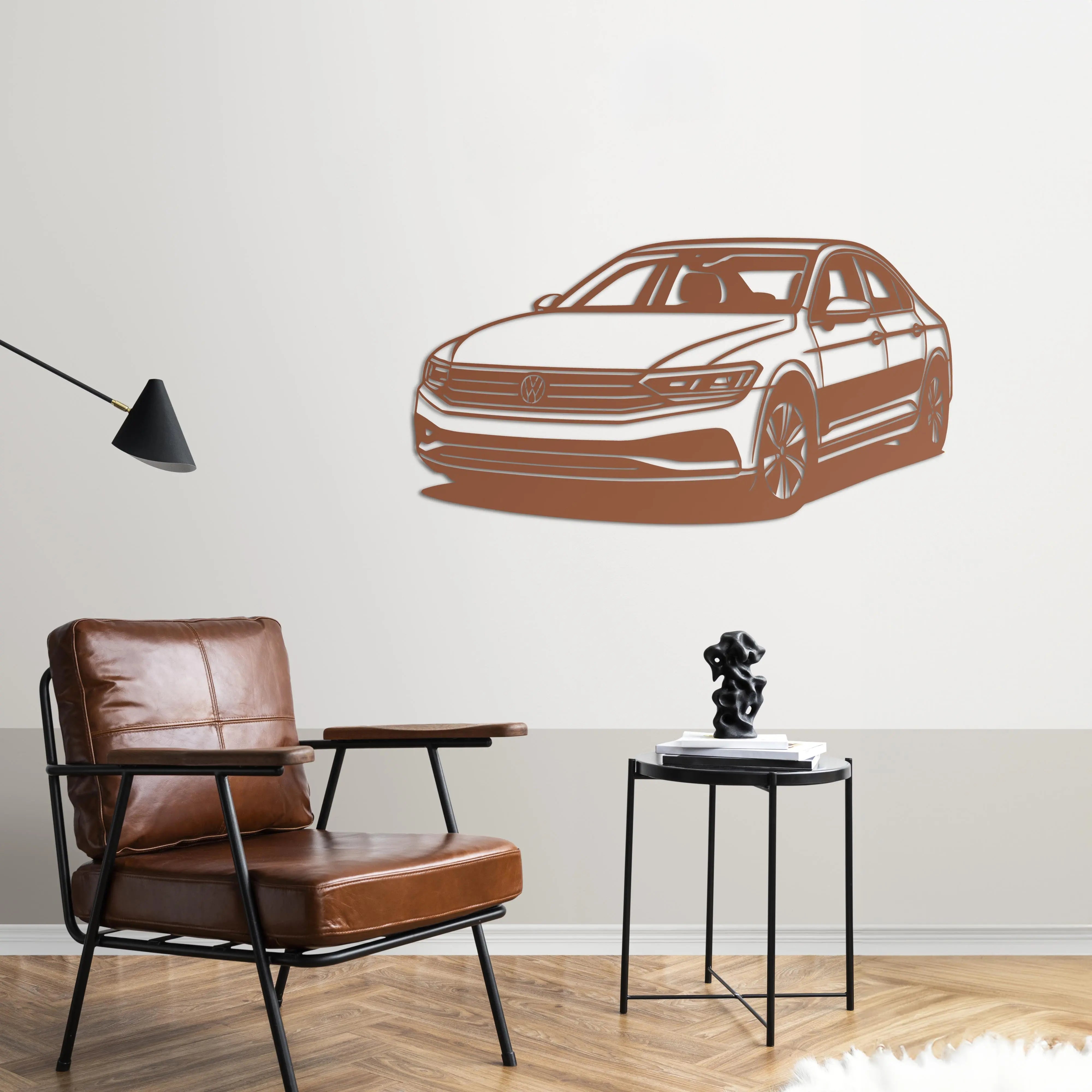 Volkswagen Passat – Araba Metal Duvar Dekoru Laser Artique