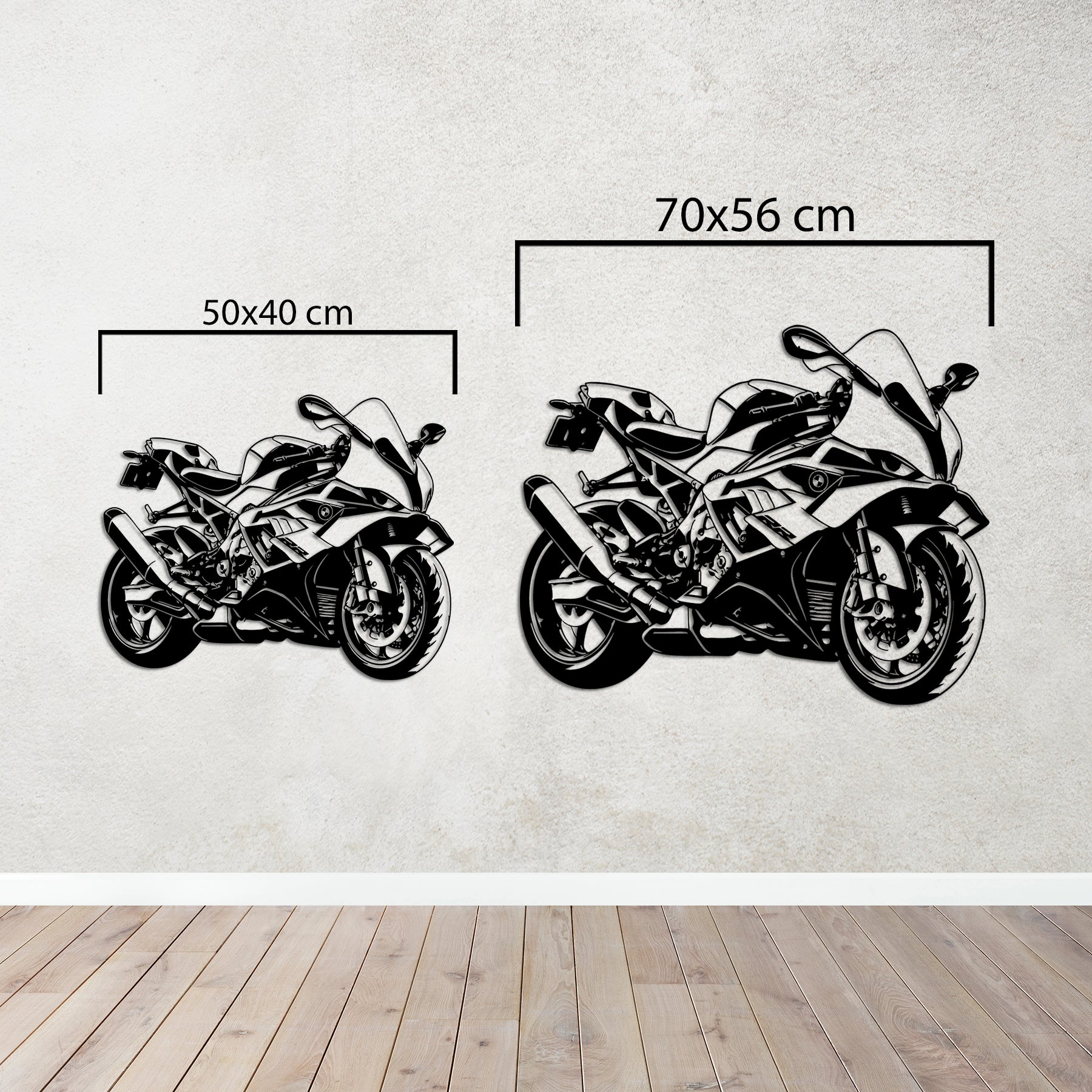 BMW S1000RR Metal Duvar Dekoru – Motosiklet Tablosu