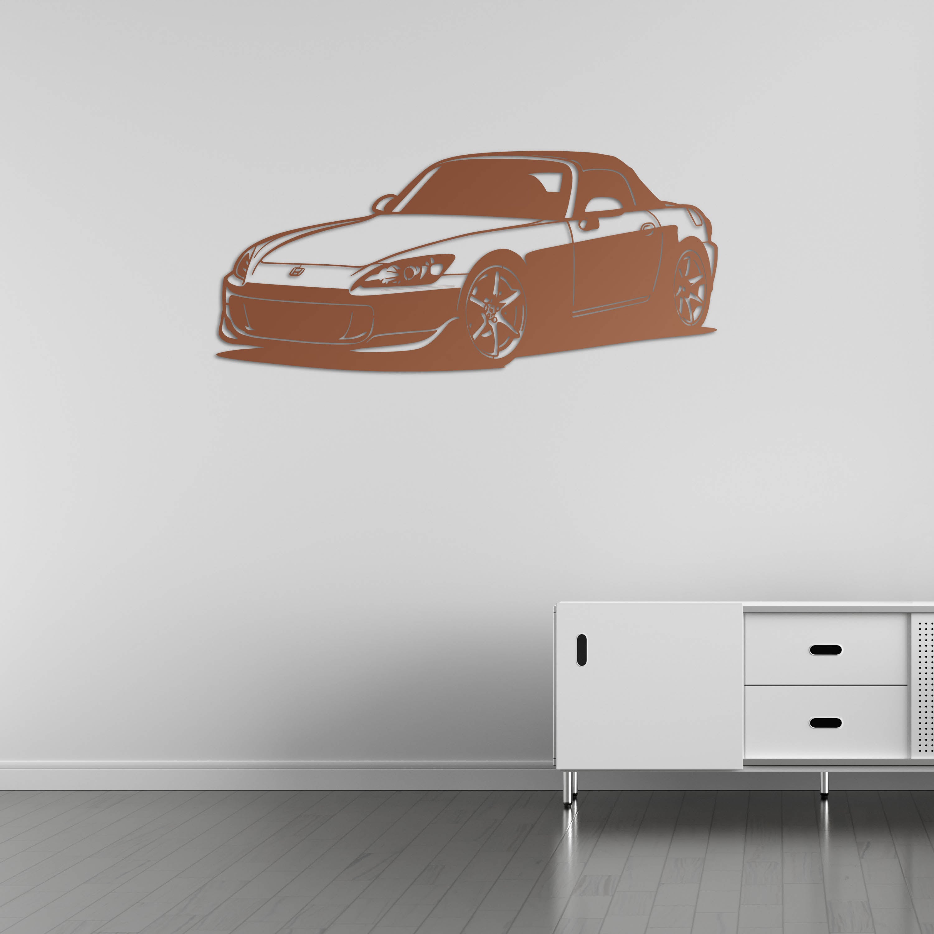 Honda S2000 – Araba Metal Duvar Dekoru