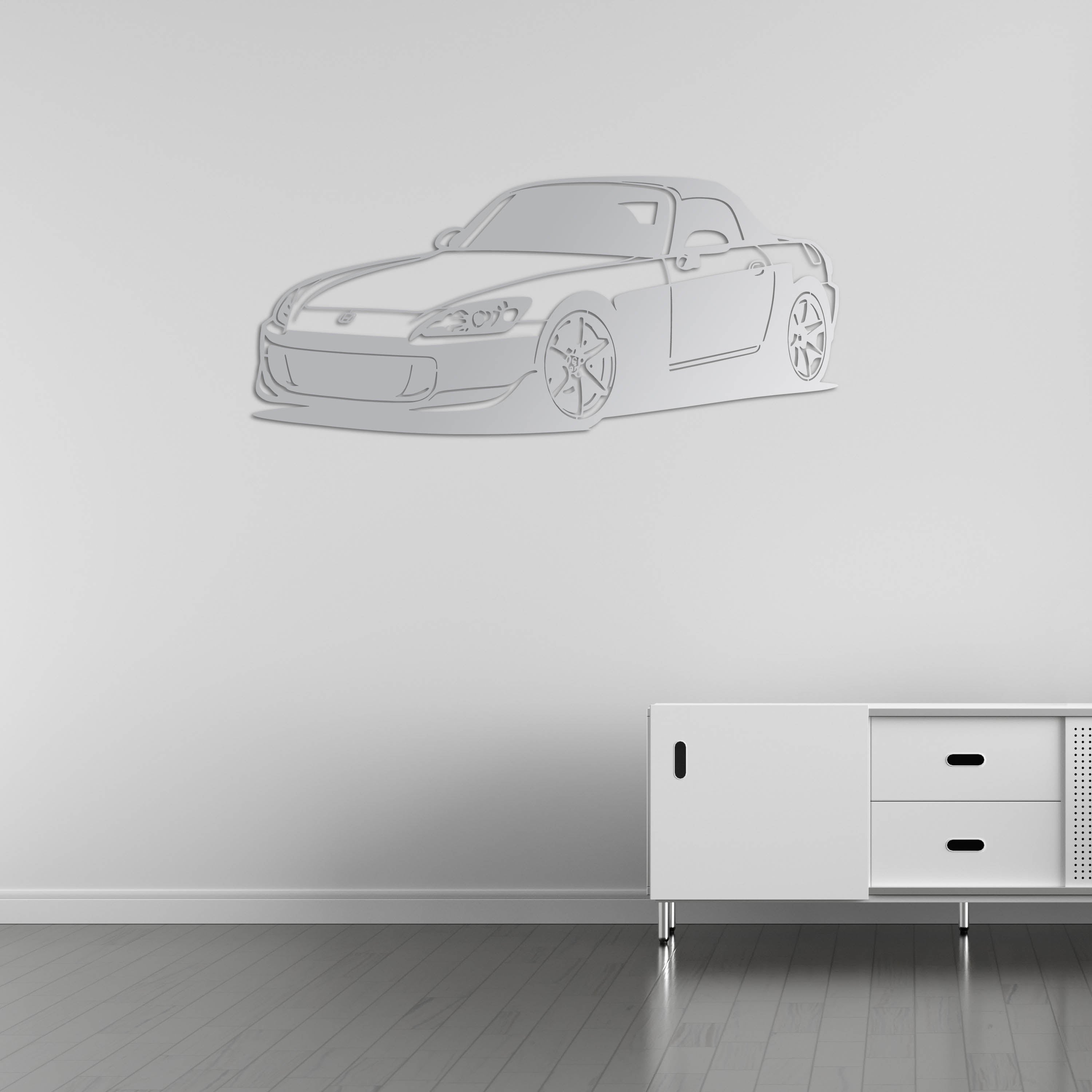 Honda S2000 – Araba Metal Duvar Dekoru