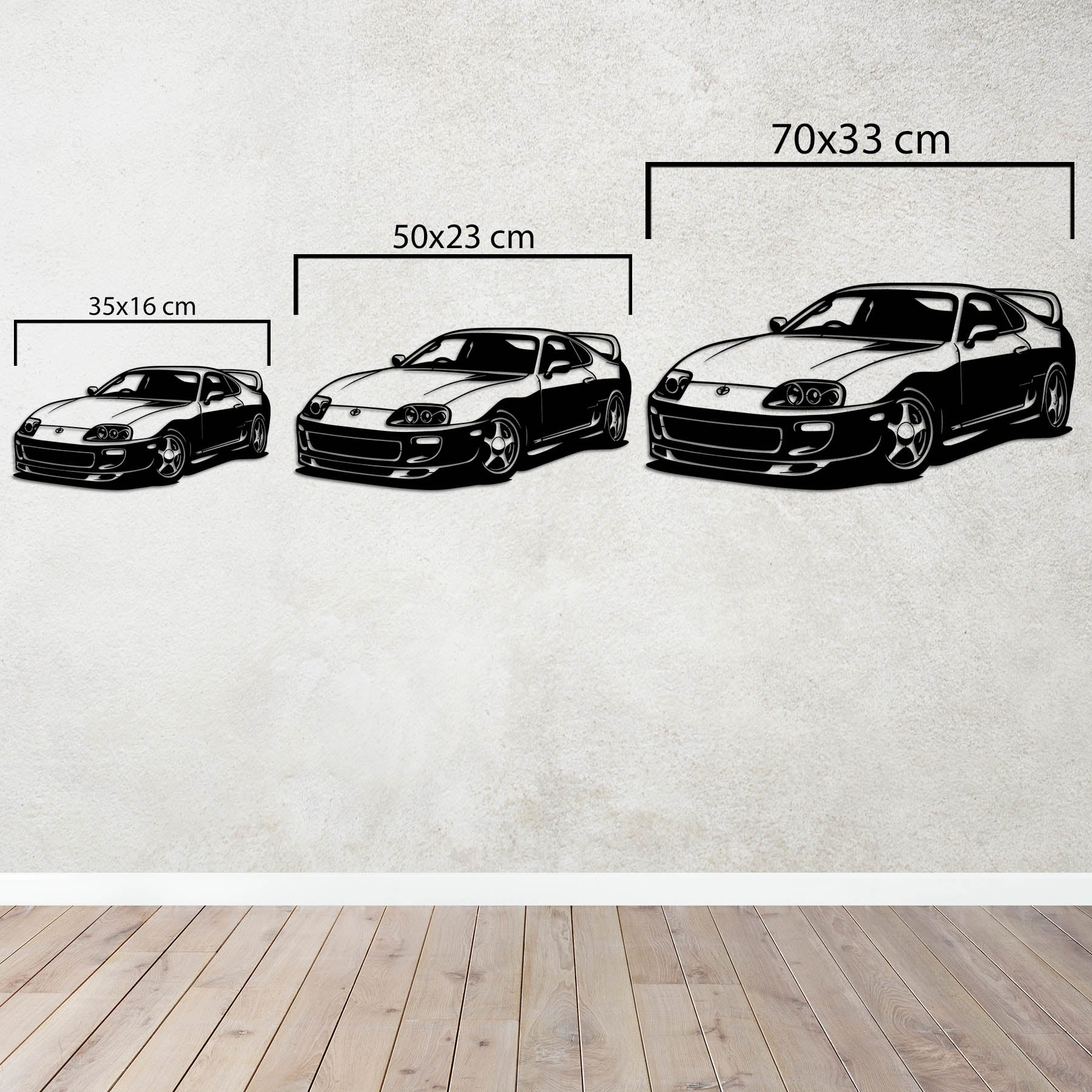 Toyota Supra MK4 – Araba Metal Duvar Dekoru