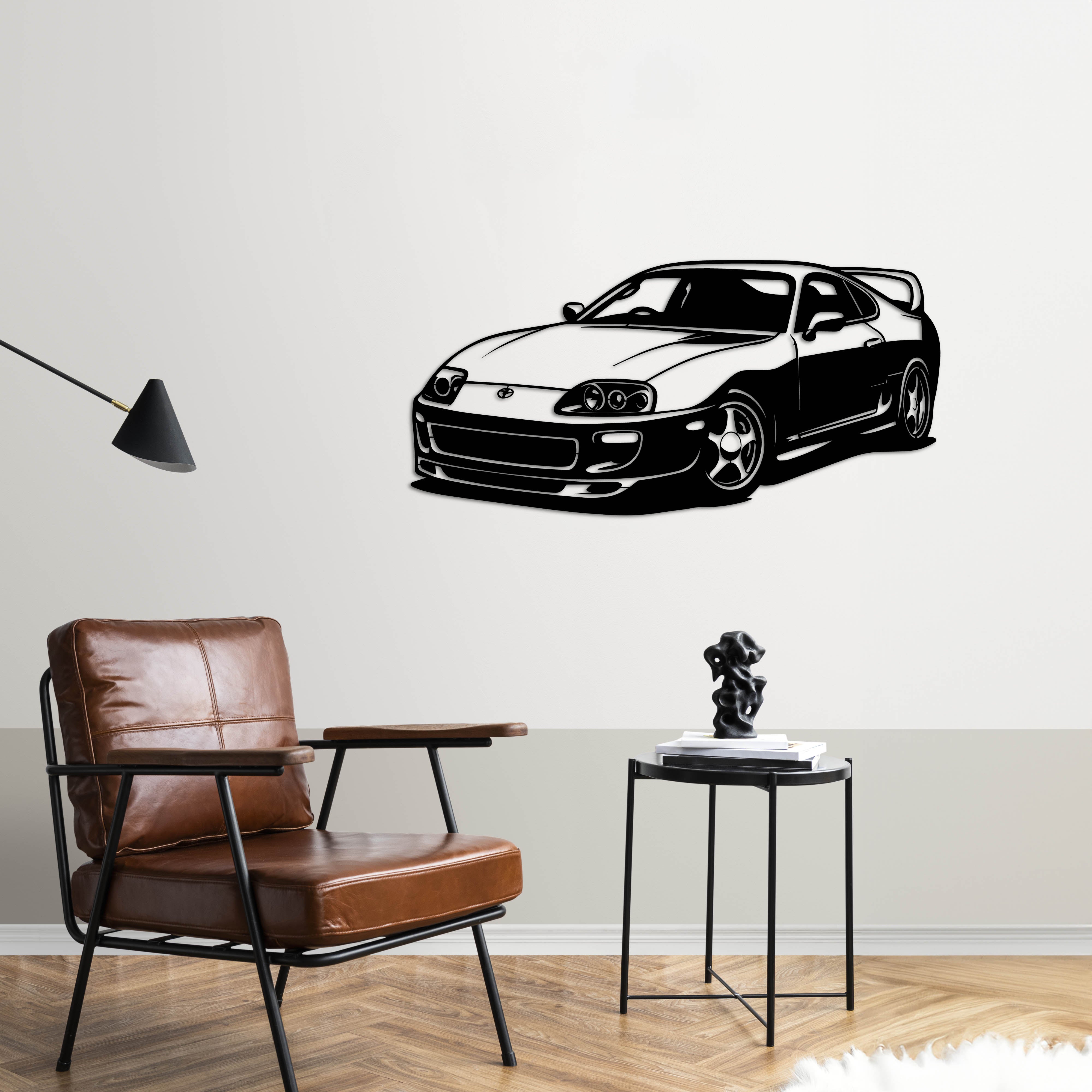 Toyota Supra MK4 – Araba Metal Duvar Dekoru