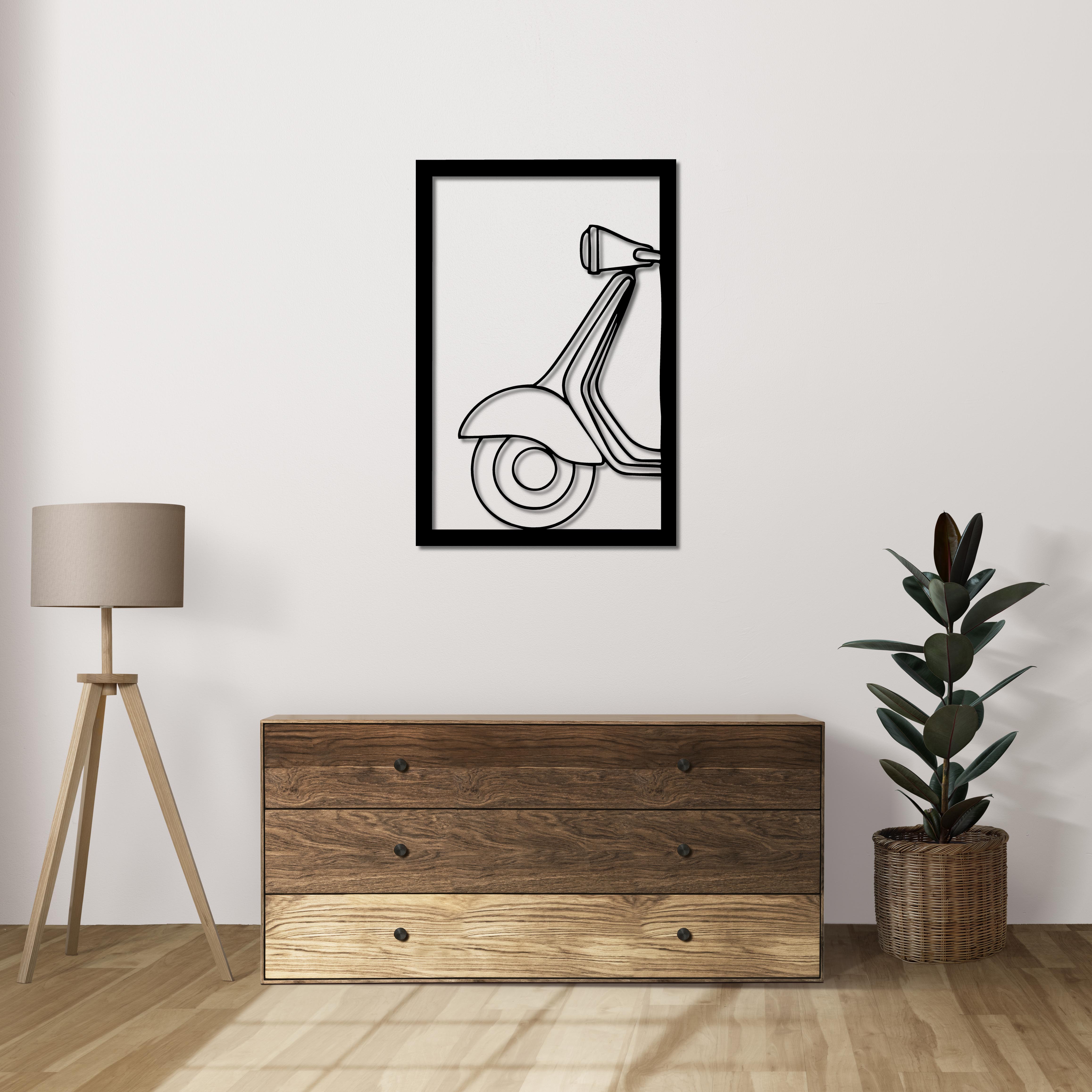 Vespa Ruhu – Motor Metal Duvar Dekoru