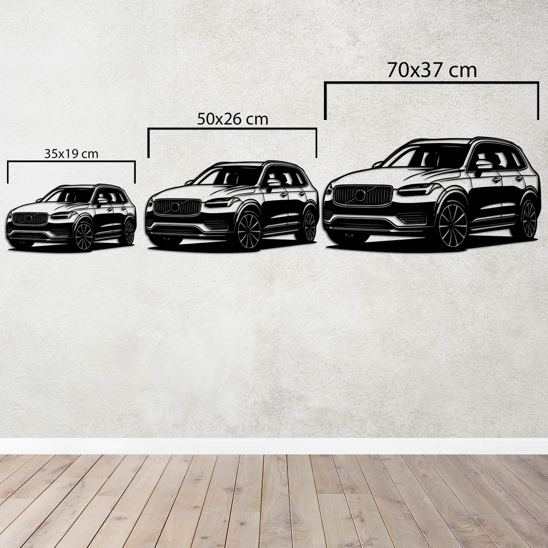 Volvo XC90 – Araba Metal Duvar Dekoru